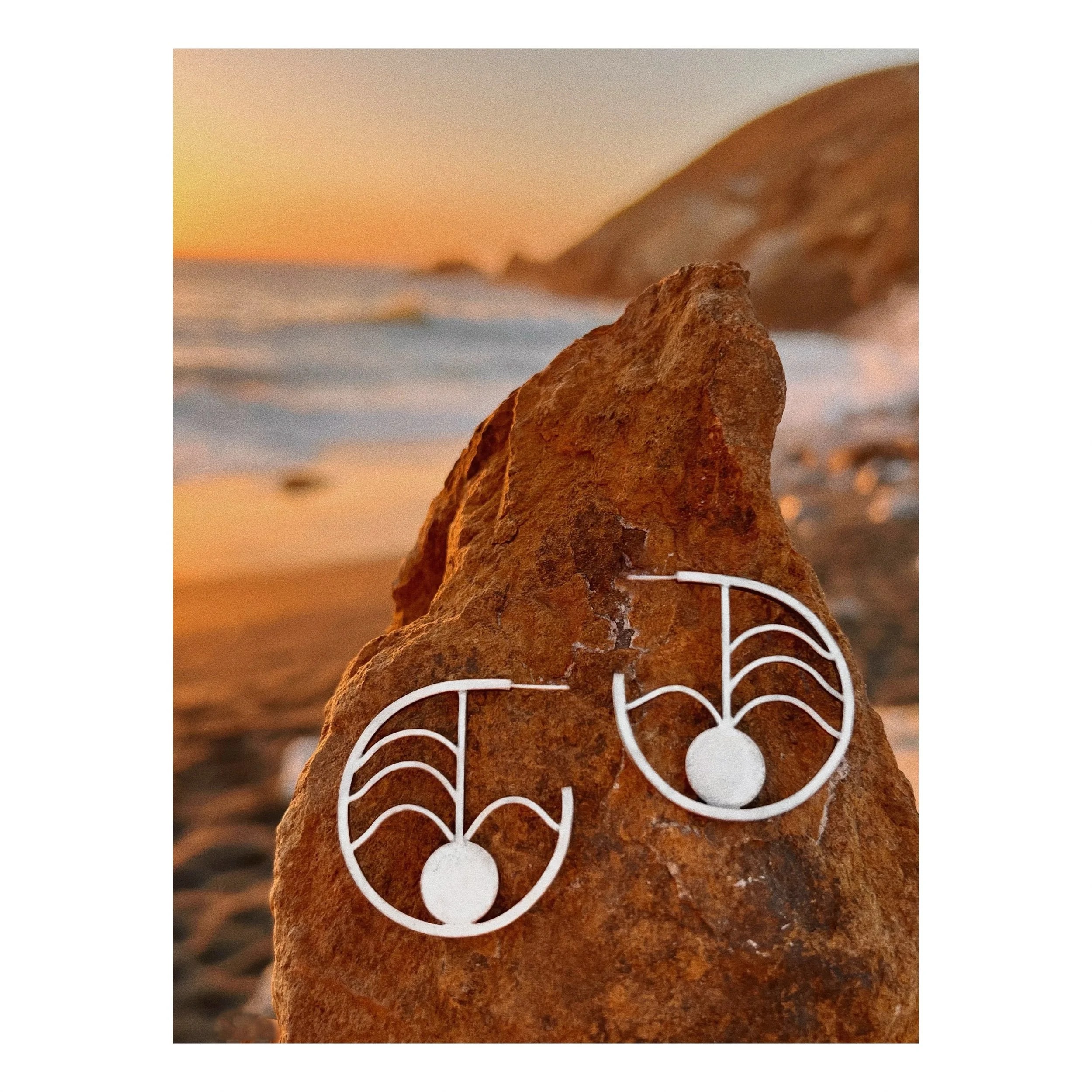 Sunsprout Hoop Earrings