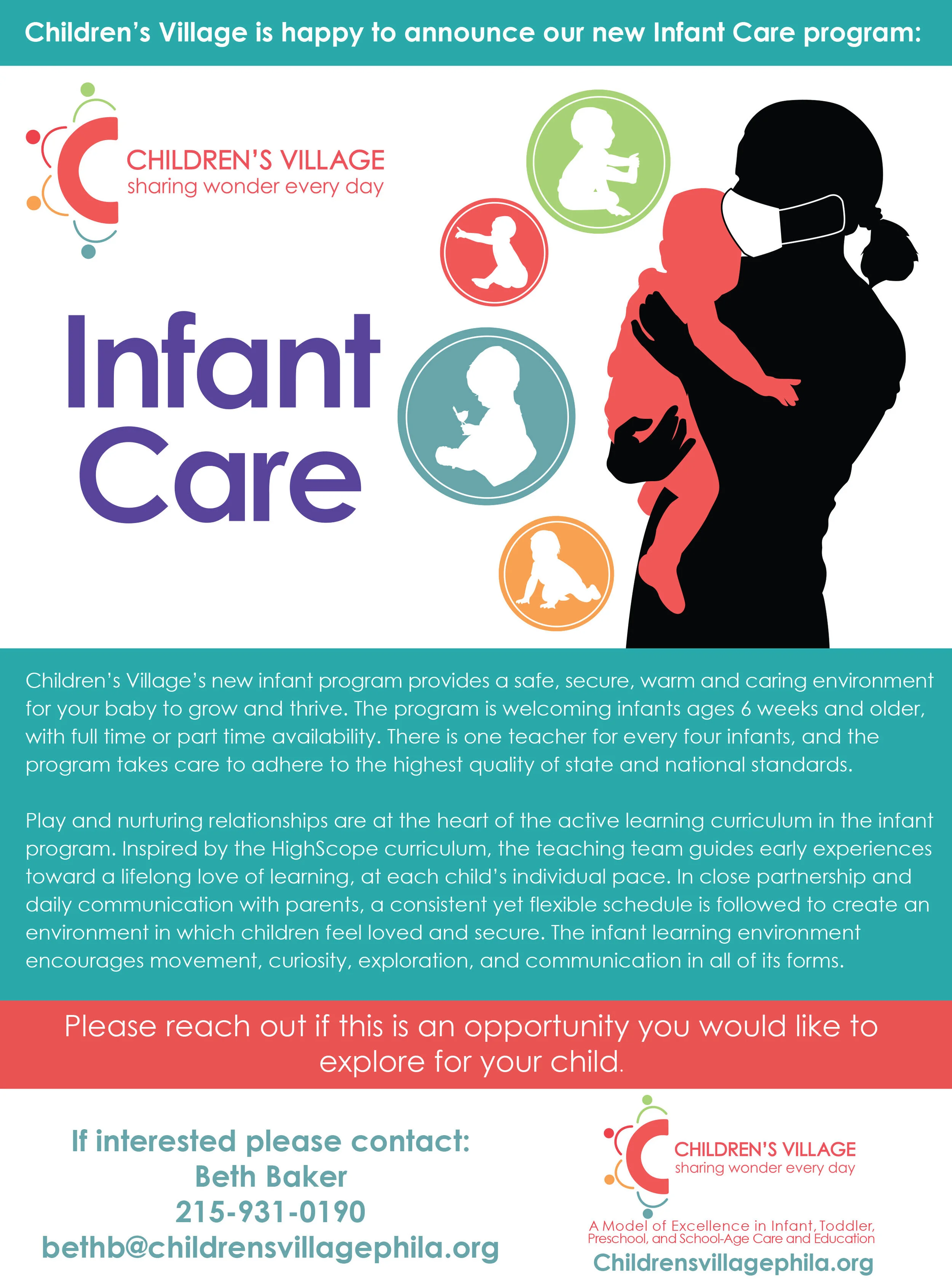 NEW PROGRAMS — School-Age Remote Learning Access Center; Virtual Preschool Education with Certified Teacher; and Infant Program