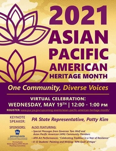 Join the (virtual) CELEBRATION of 2021 Asian Pacific American Heritage Month!