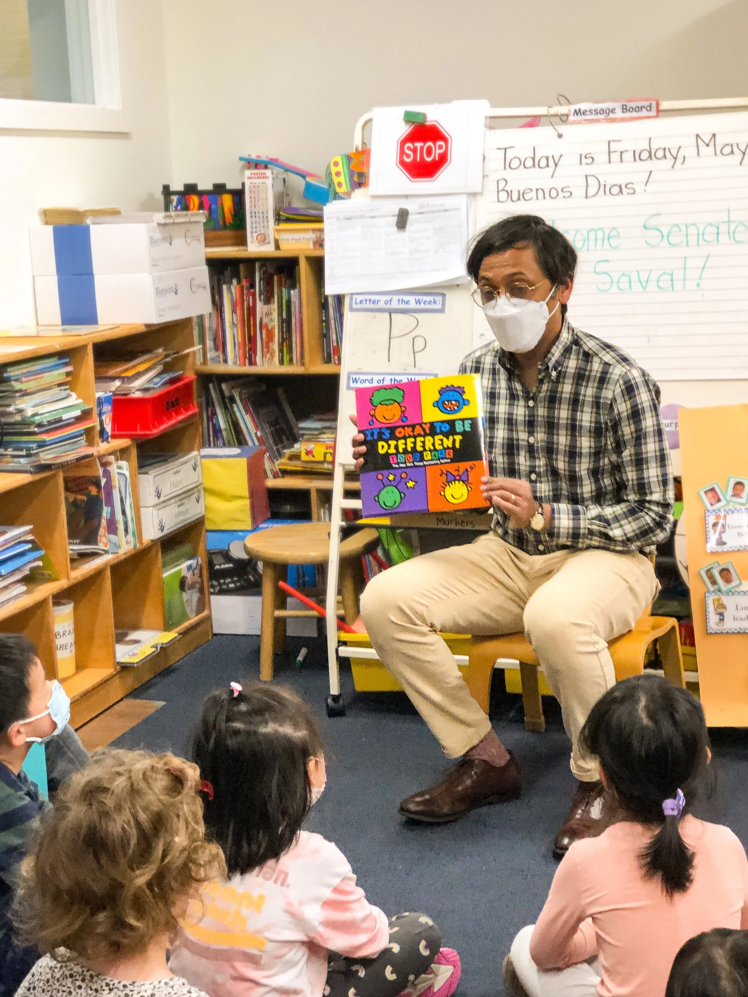 Children's Village Welcomes Senator Nikil Saval!