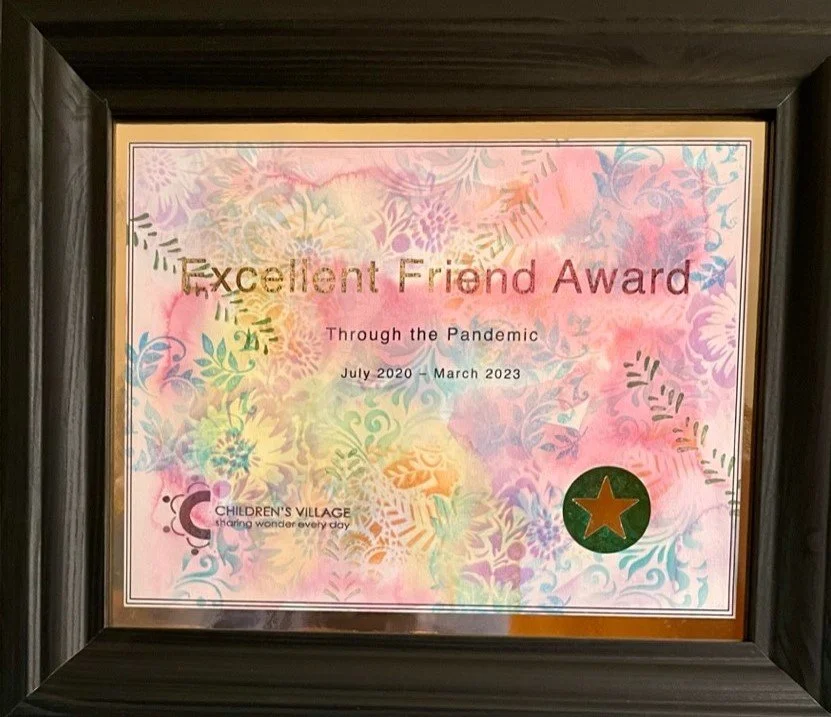 A Special Expression of Appreciation to Some Very Special Children’s Village Families