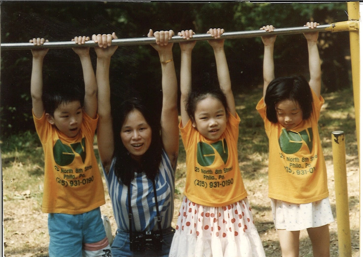 Having a blast at Smith Playground in the 80s—not much has changed!