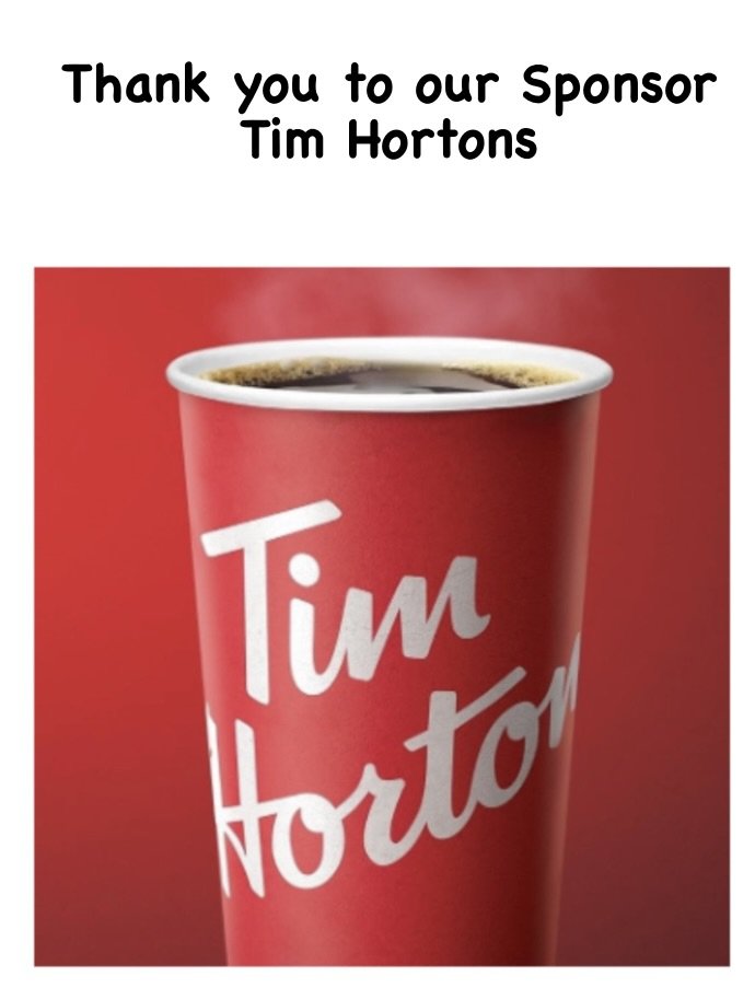 Thank You Bowness Tim Hortons for your continued support in making our annual summer party a SUCCESS!