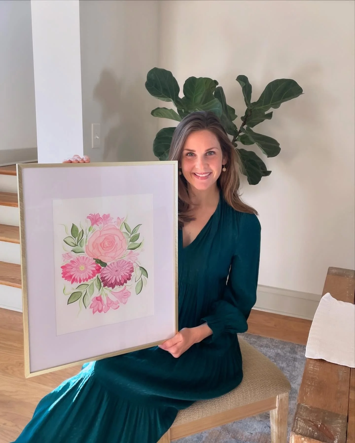 Finished this pink floral bouquet just in time for Valentine&rsquo;s Day 💌🌸🌹

Available for purchase at the @montgomerymfa shop beginning January 31.