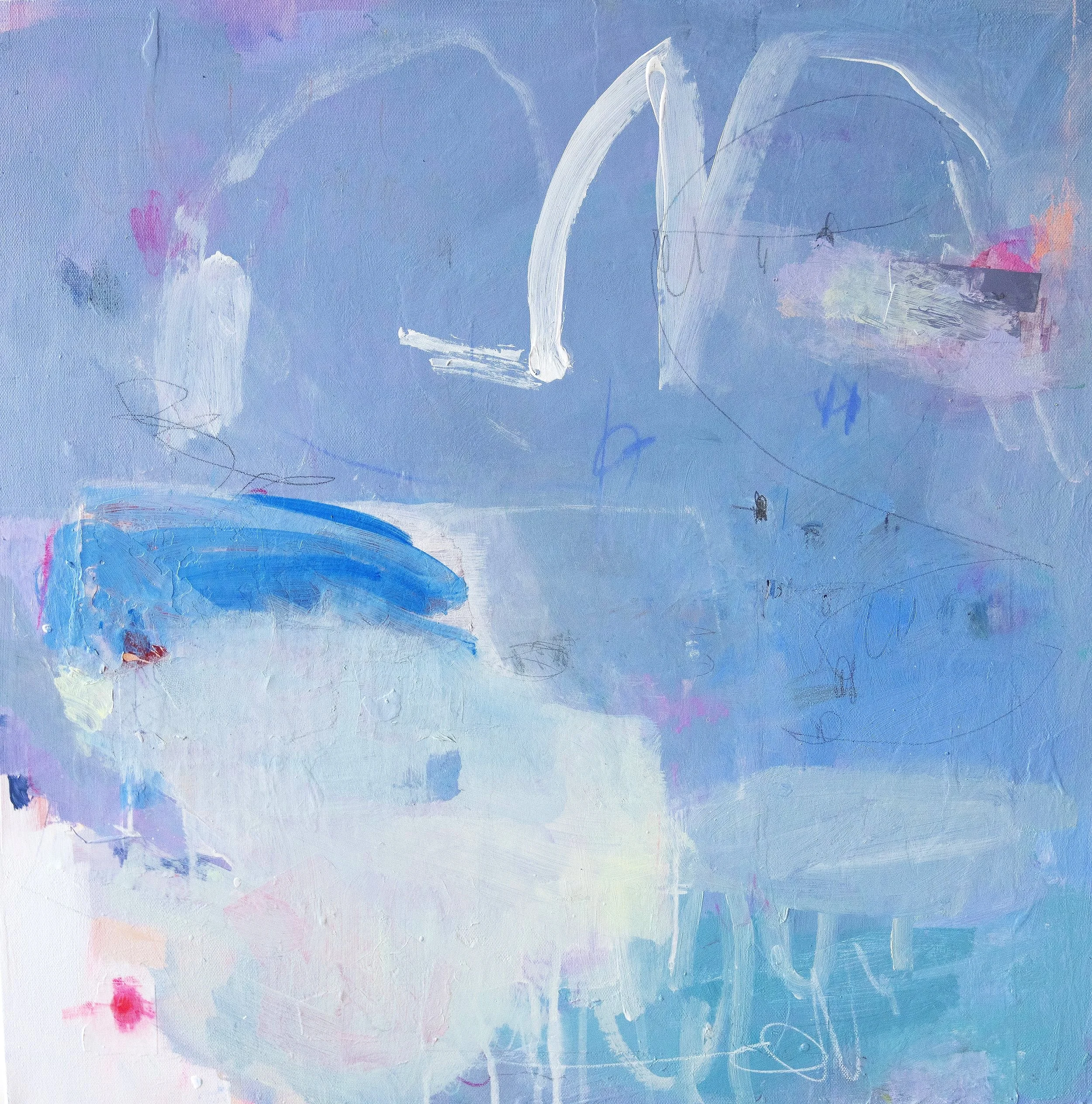   Sweet Thing  2023 Mixed media on canvas 24x24 inches 