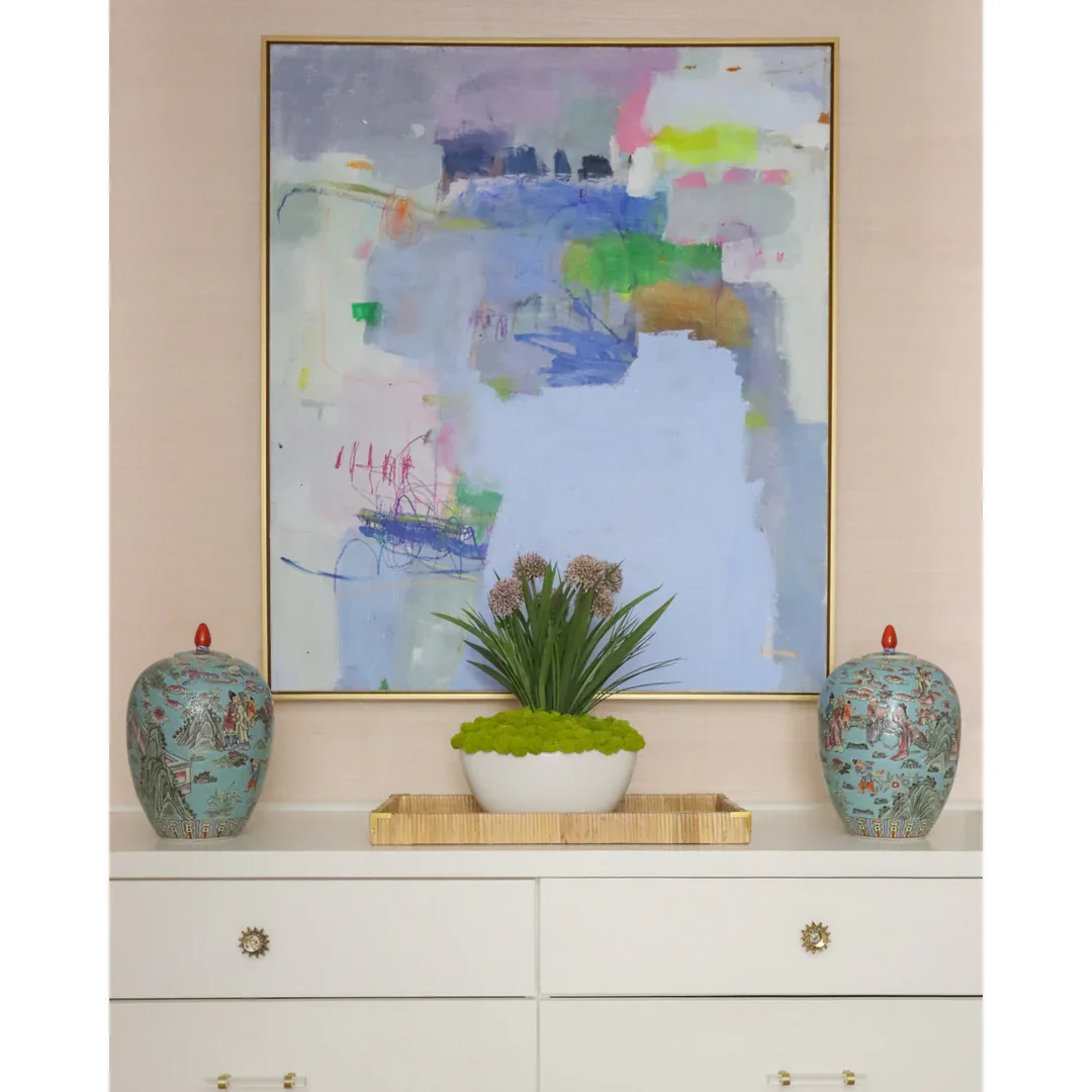   Another Day of Sun  2024 Mixed media on canvas 41×49 inches      