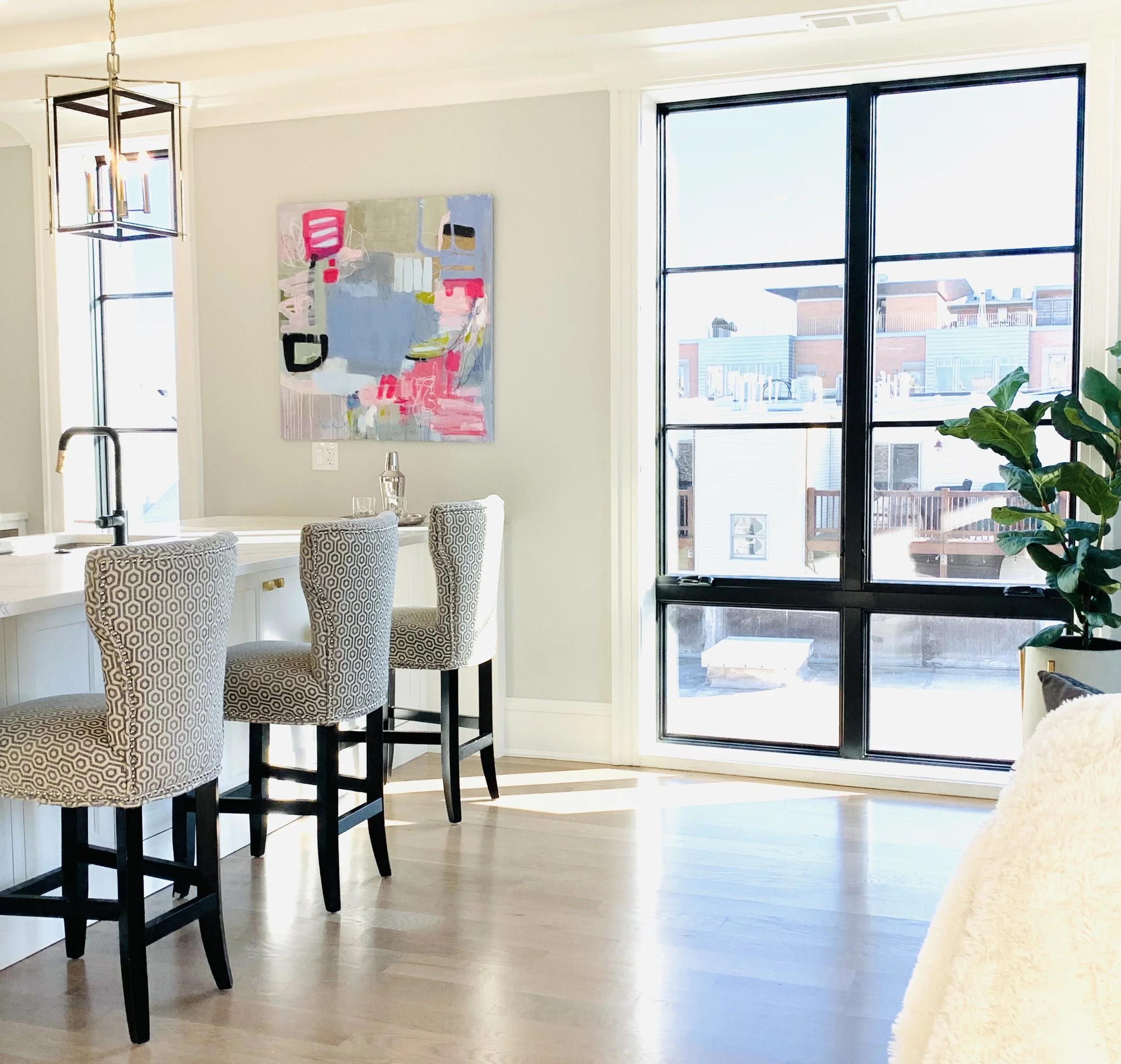   Playdate  2022 Mixed media on canvas 36x36 inches 