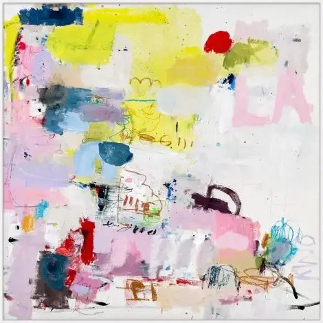   Whirlwind of Wonder  Mixed media on canvas 50×60 inches 