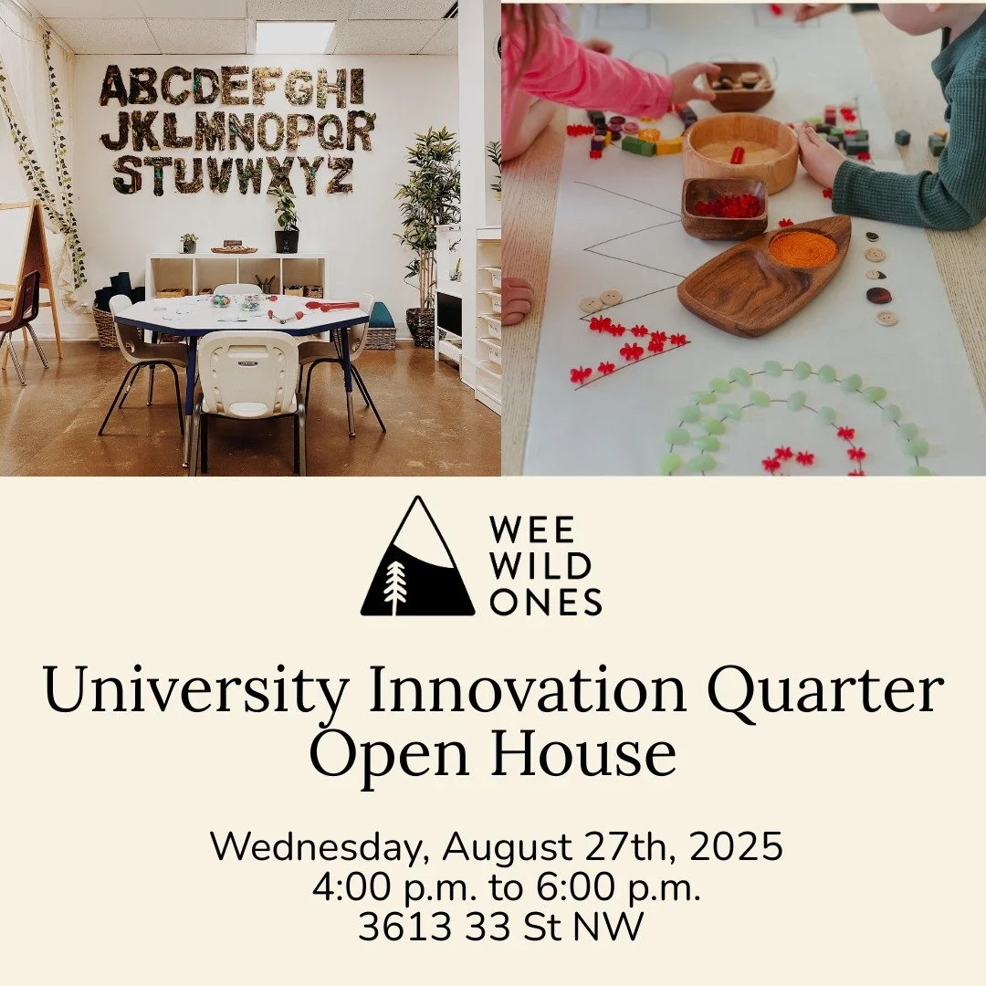 Wee Wild Ones UIQ is officially opening its doors on September 2nd, 2025!

Join us on August 27th from 4:00-6:00 p.m. for an Open House - a chance to view the space and meet the team!

We are so excited to welcome your Wee ones to our newest location