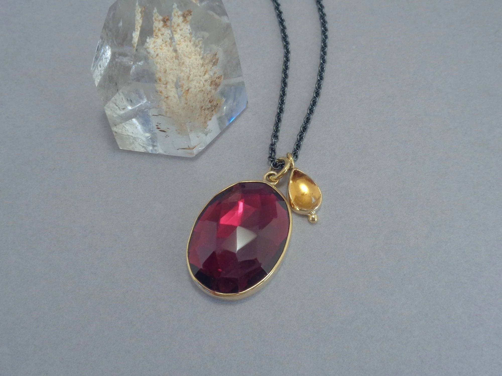 rose cut garnet pendant x.jpg