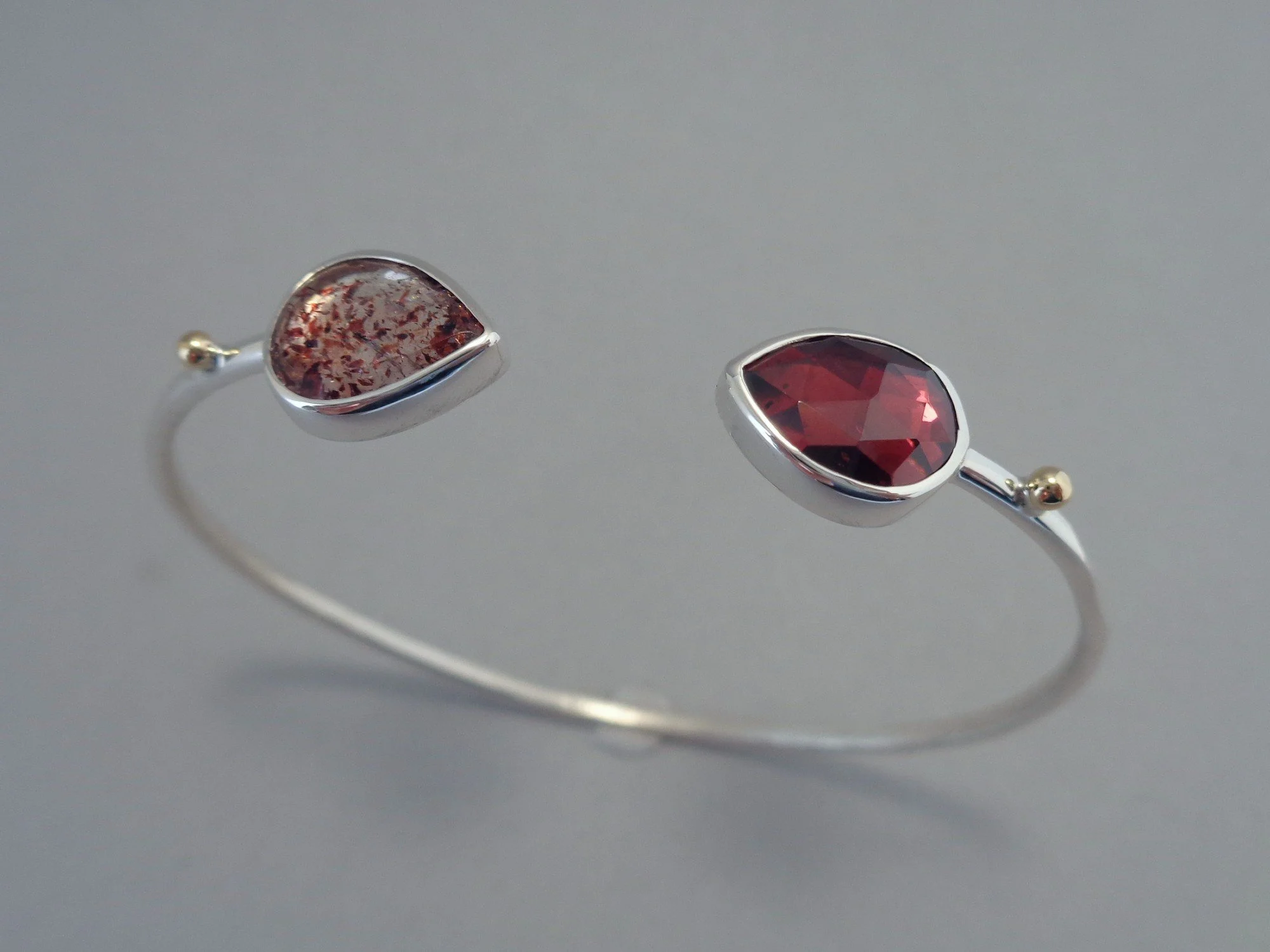 cuff with garnet and strawberry quartz x.jpg