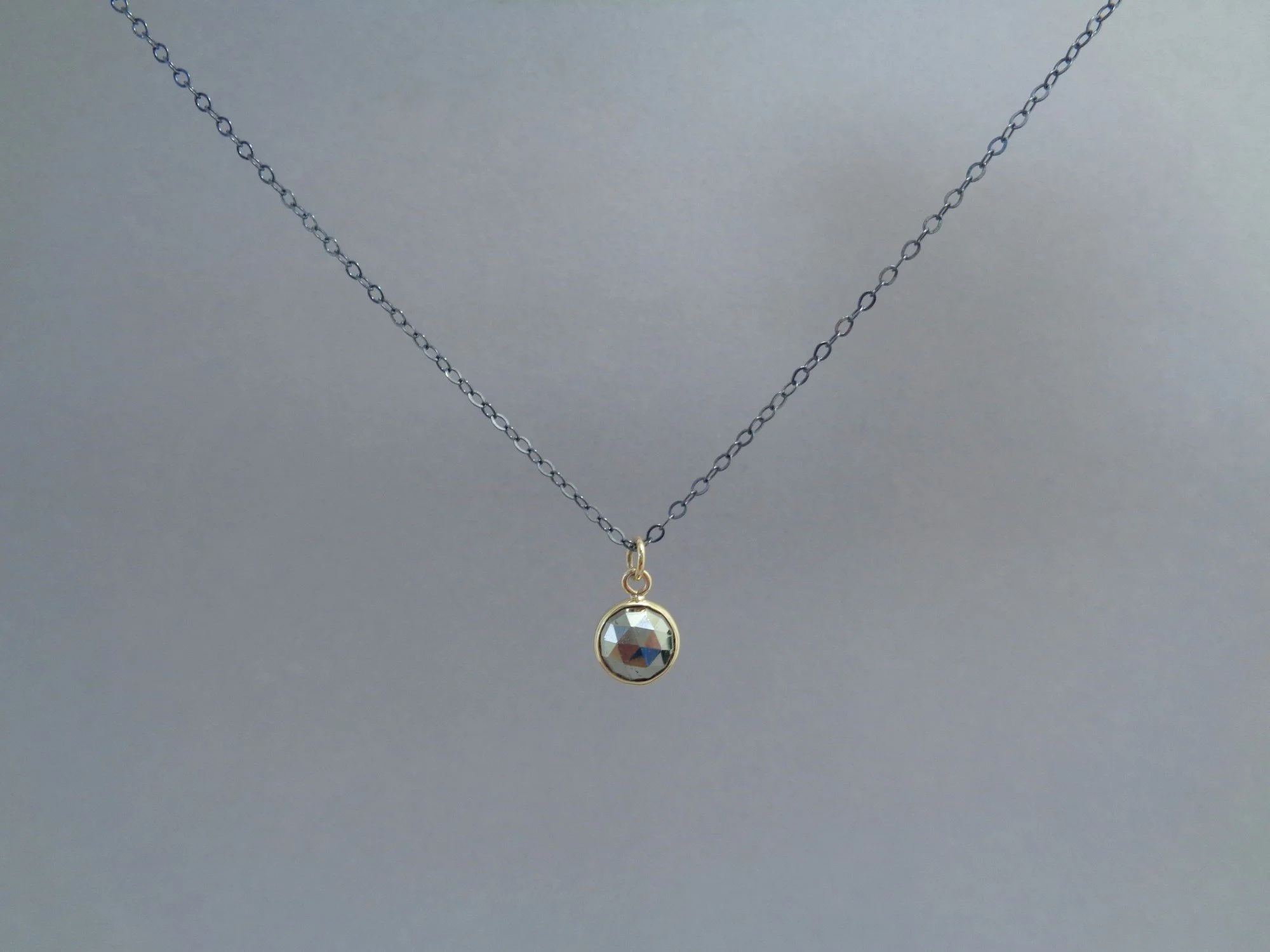 rose cut pyrite pendant x.jpg