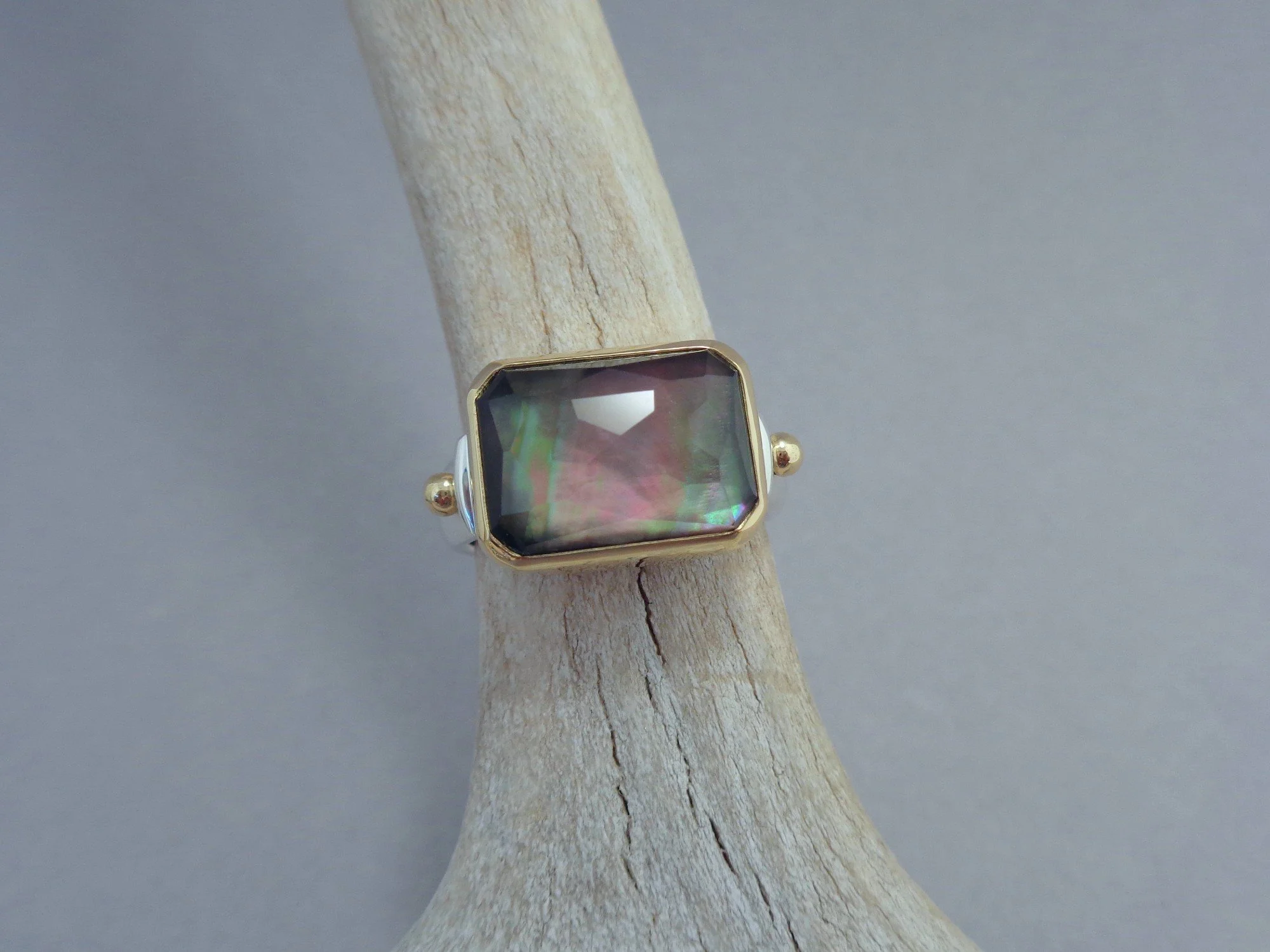 rectangular black MOP doublet ring x.jpg