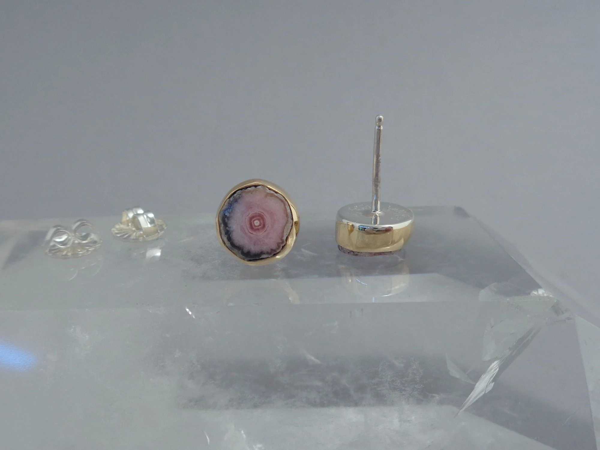 gold and silver studs with rhodochrosite x.jpg