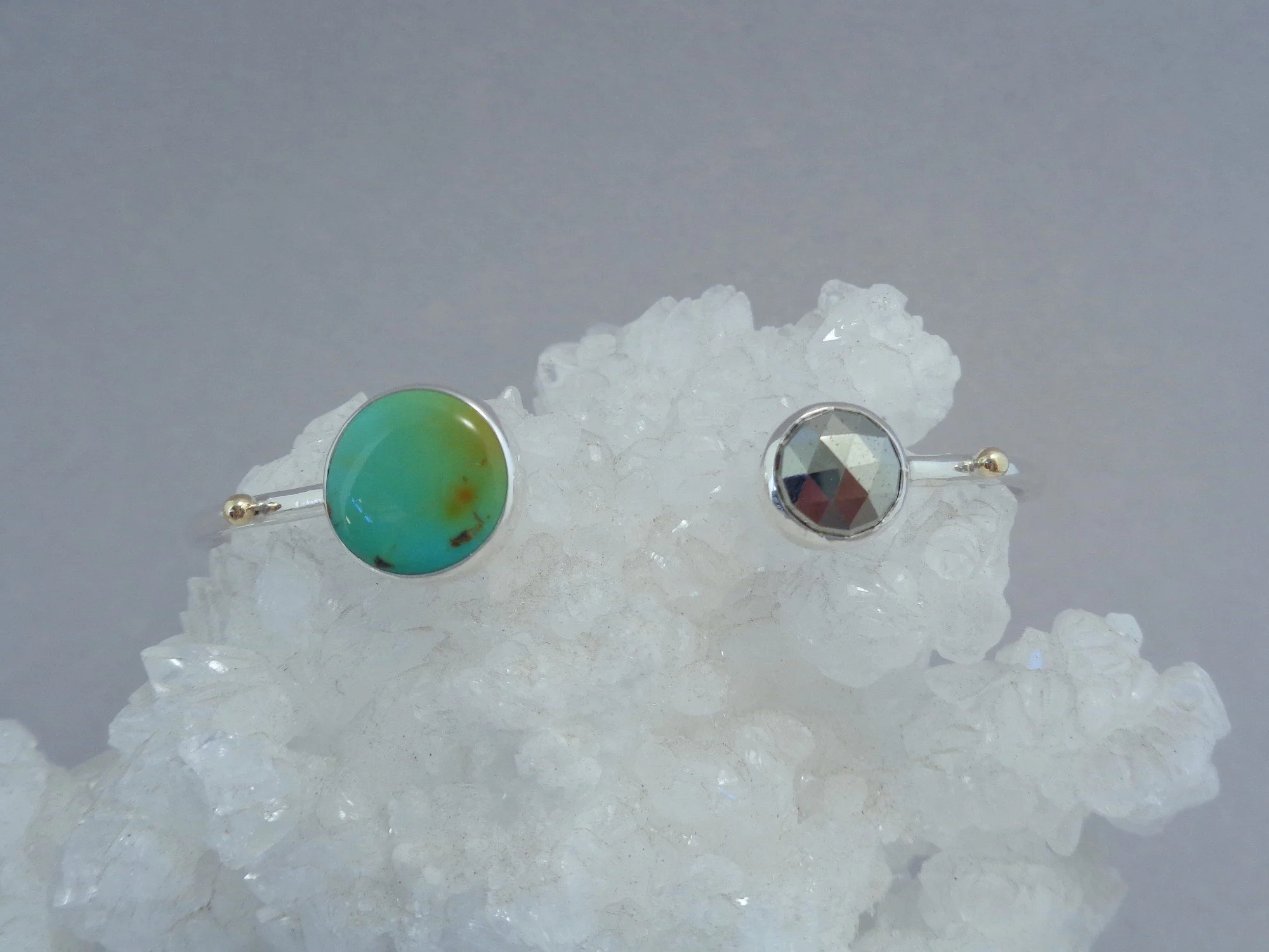 green turquoise and pyrite cuff x.jpg