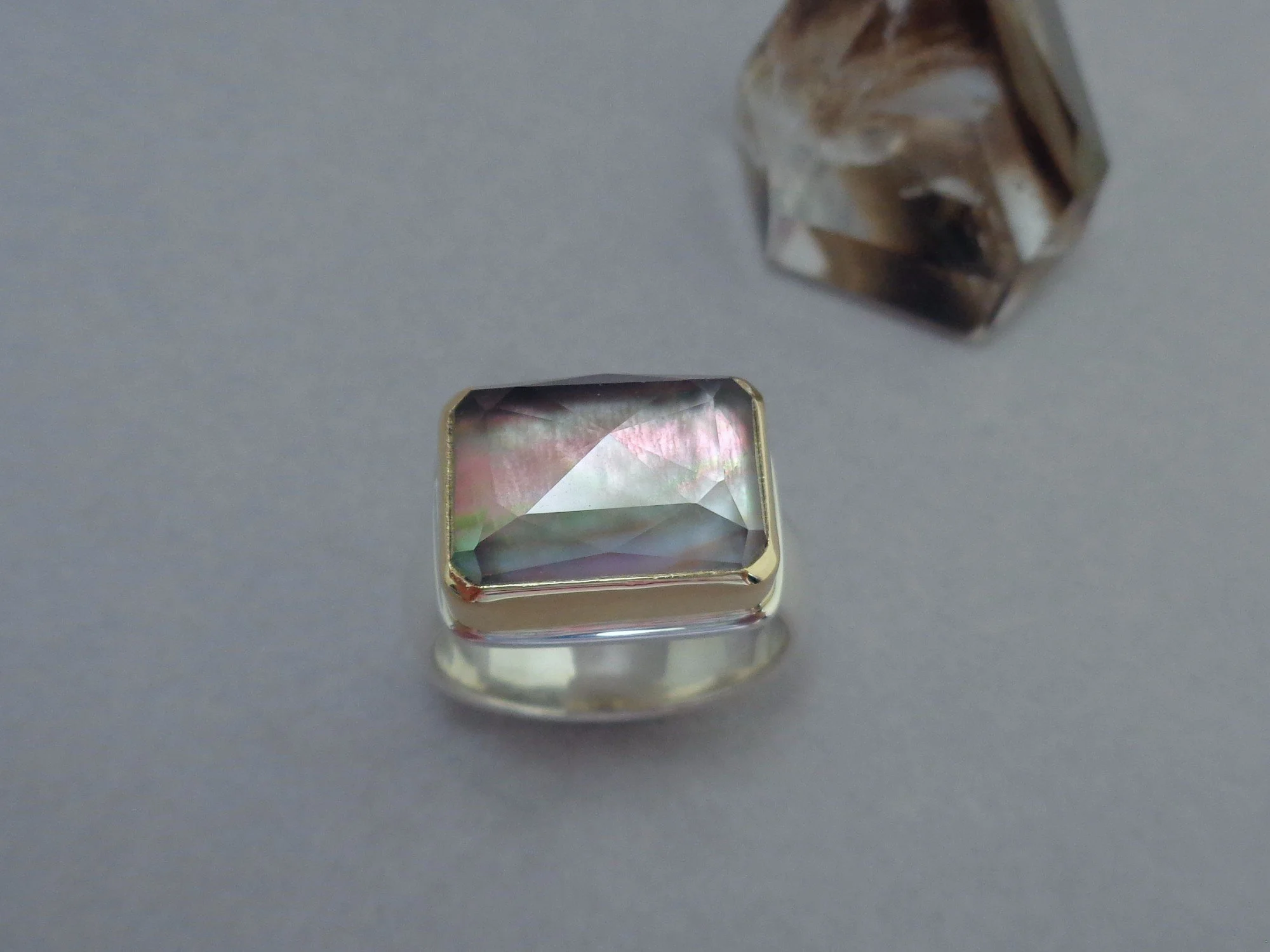 rose cut dark MOP ring x.jpg