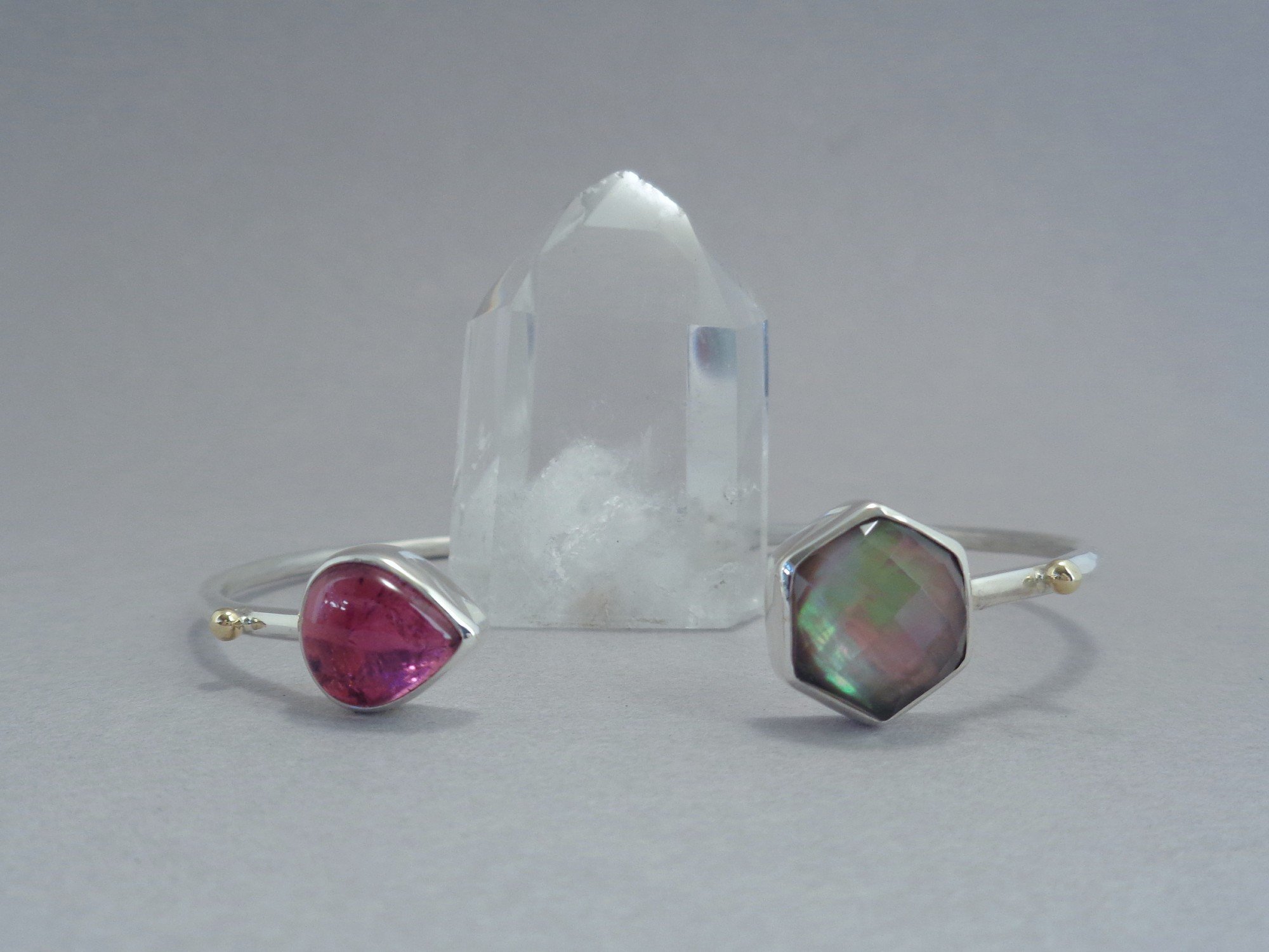 pink tourmaline and black MOP bracelet x.jpg