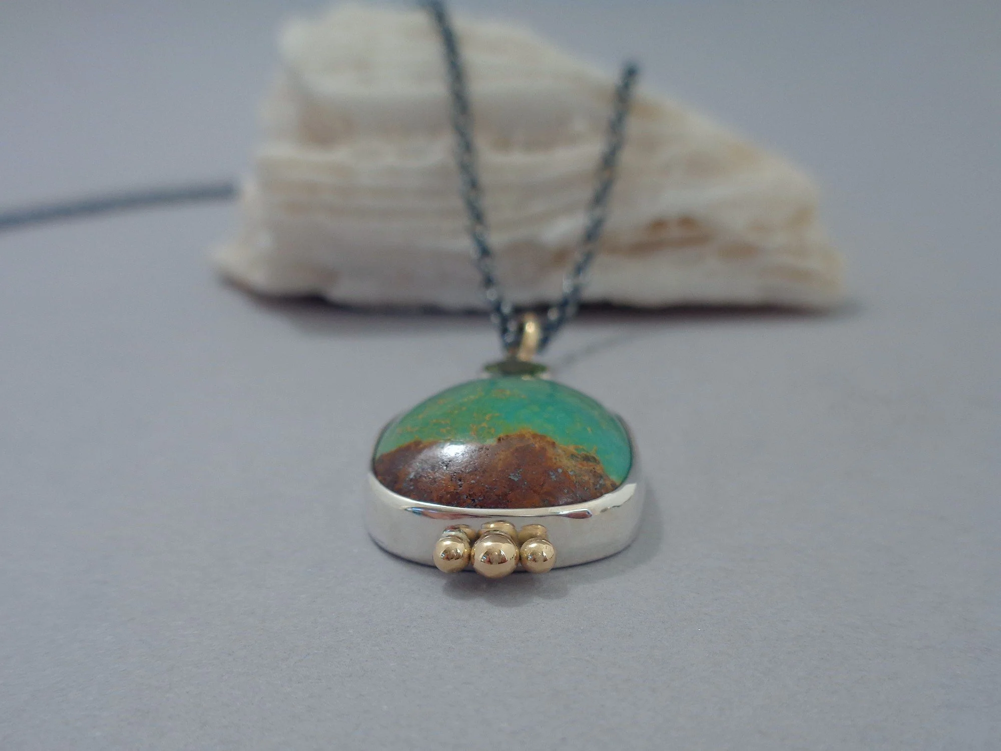 Iron Mountain turquoise pendant x.jpg