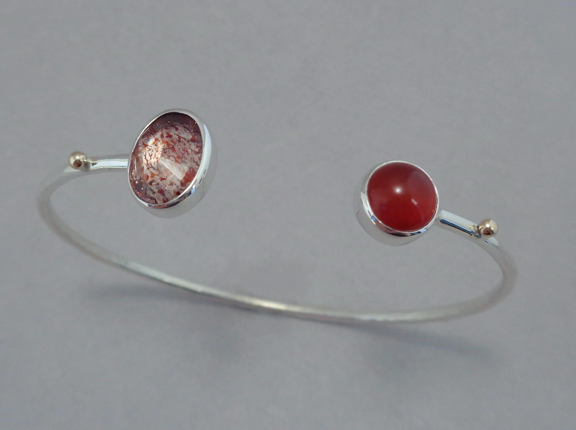 strawberry quartz and carnelian bracelet x.jpg