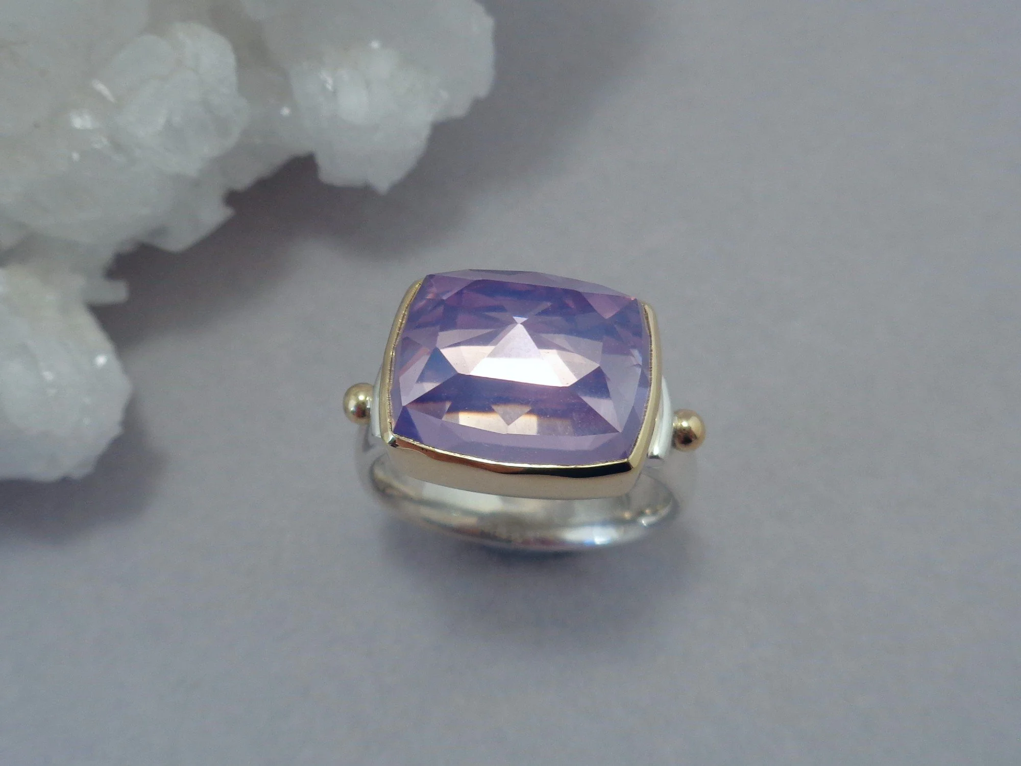 gold and silver ring with lavender amethyst x.jpg
