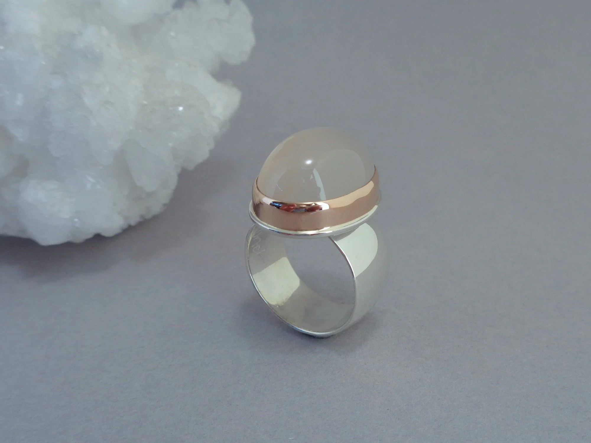 sterling and rose gold ring with chalcedony x.jpg