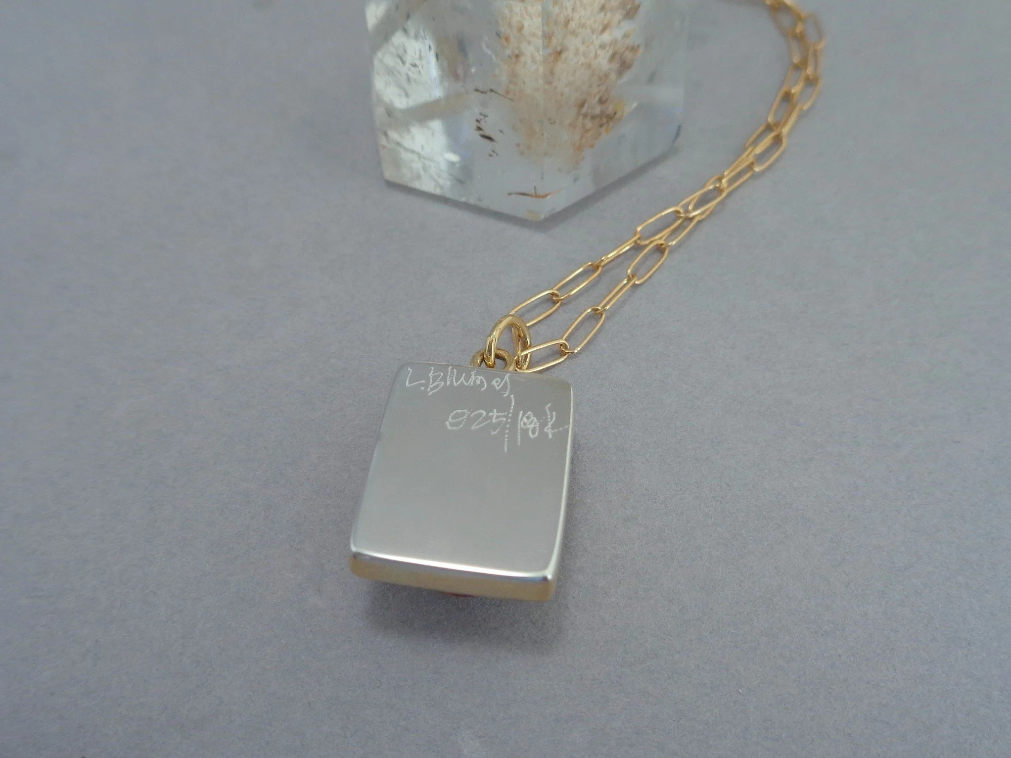 sterling and 18k gold pendant x.jpg