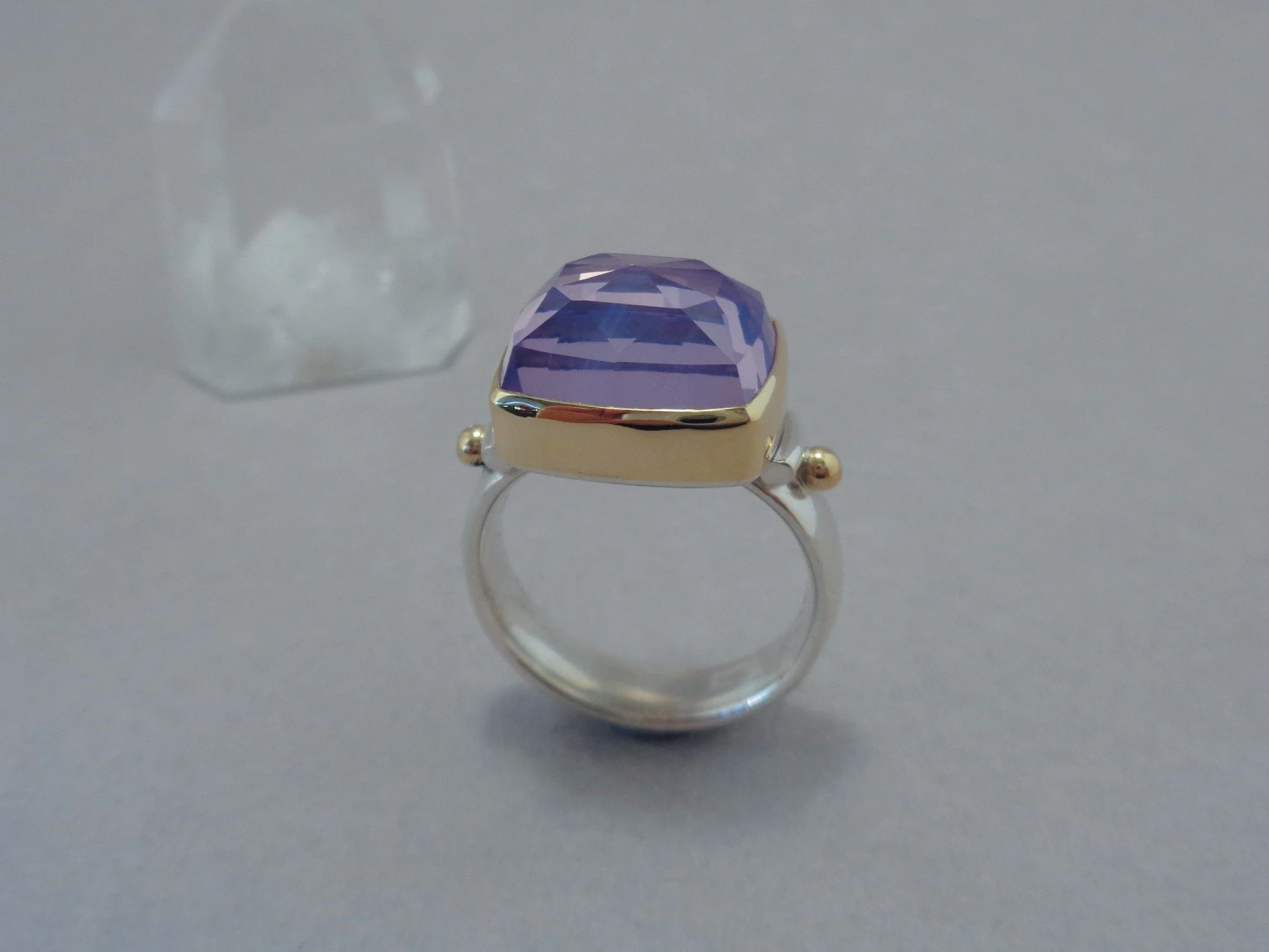 ring in 18k and sterling with lavender amethyst x.jpg