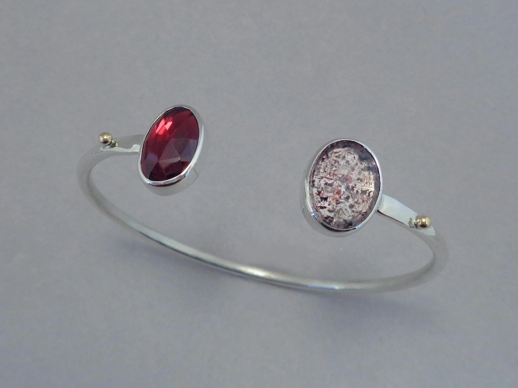 strawberry quartz and garnet bracelet x.jpg