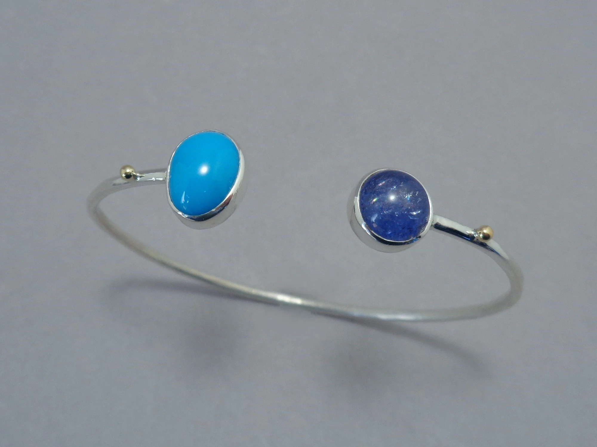 Sleeping Beauty turquoise and tanzanite bracelet x.jpg