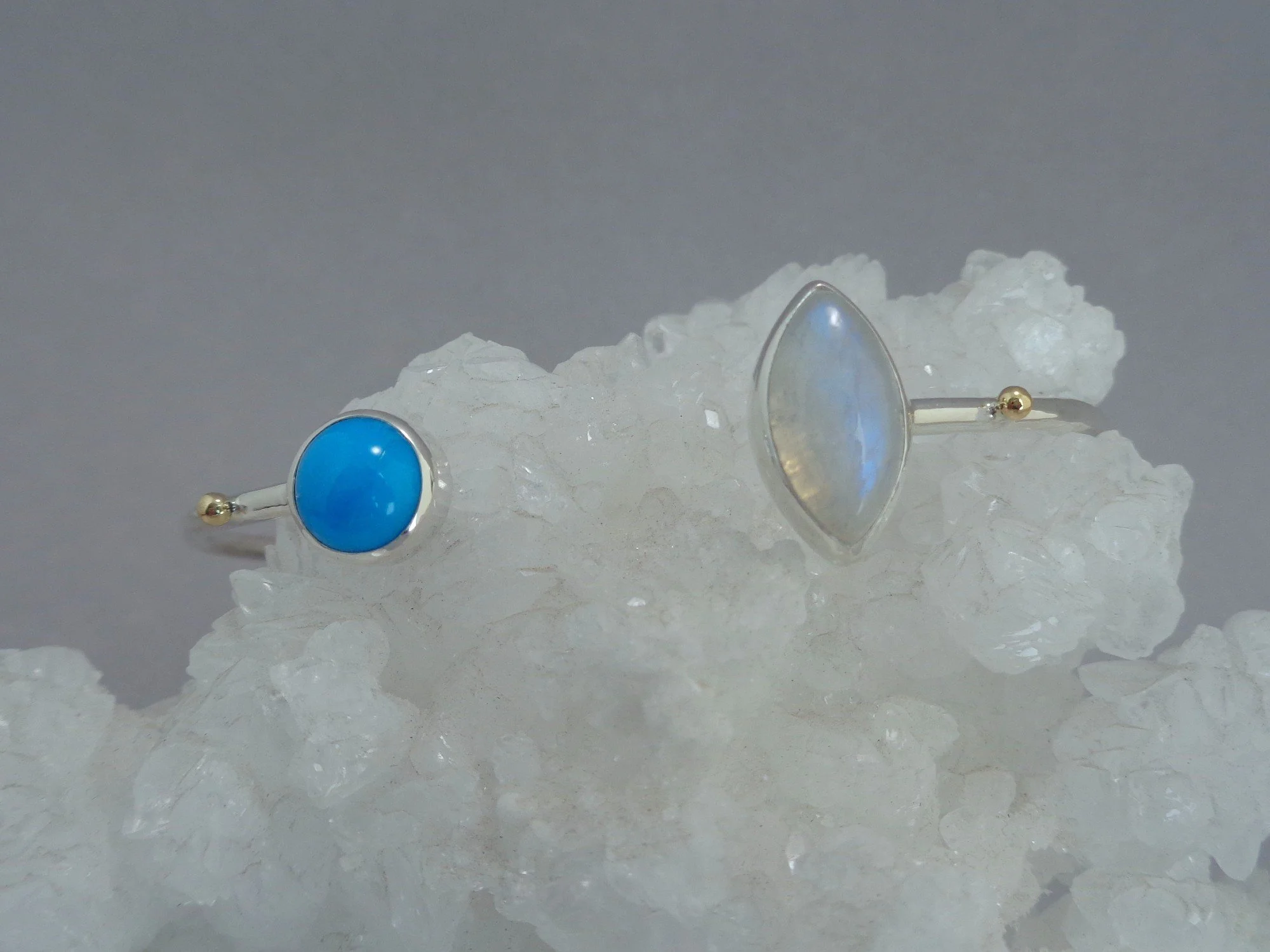 sterling bracelet with SB turquoise and rainbow moonstone x.jpg