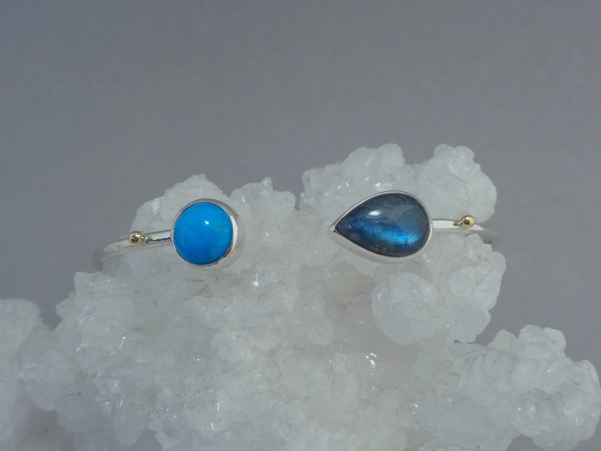 cuff bracelet with labradorite and SB turquoise x.jpg