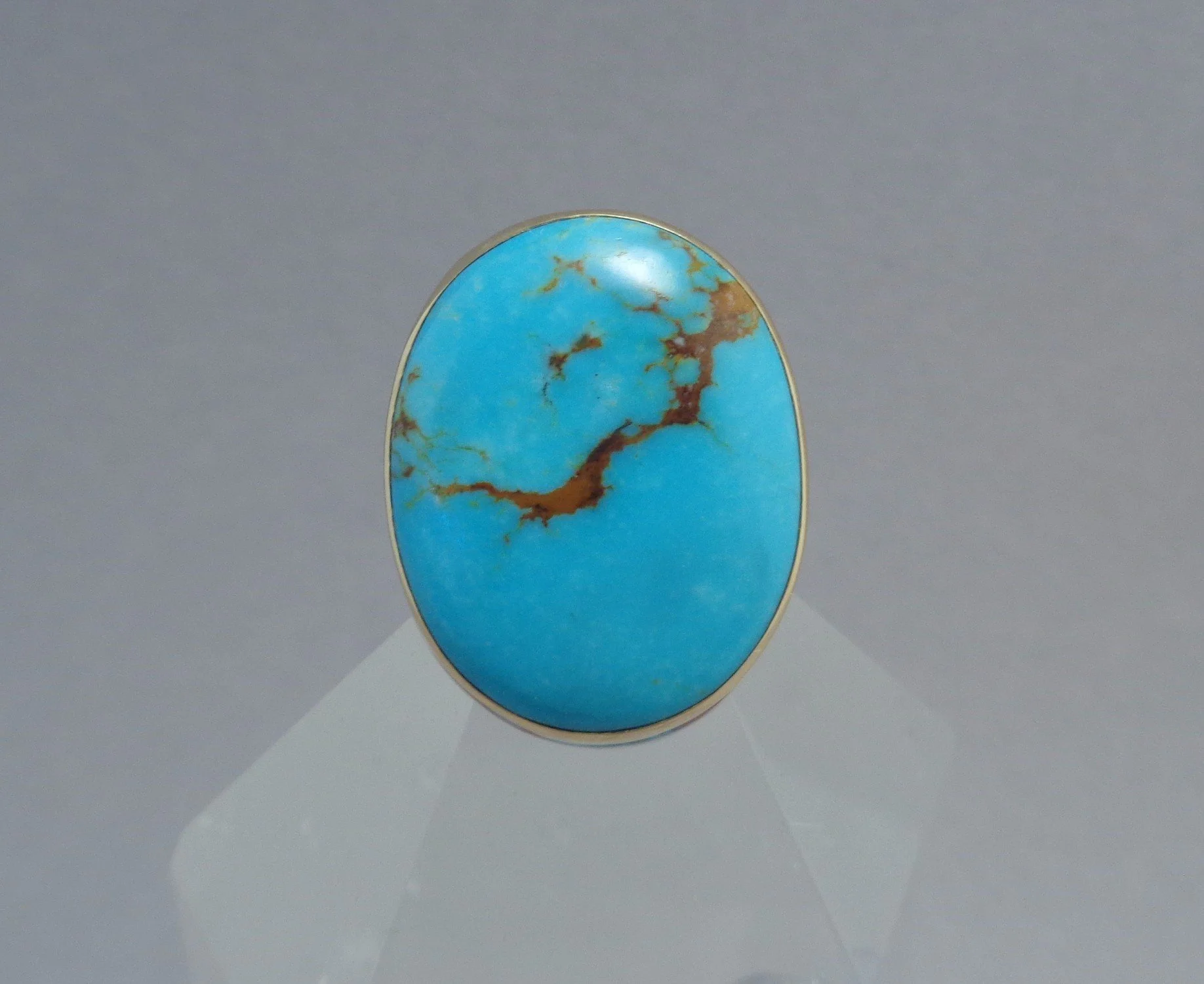 blue turquoise with caramel matrix ring xx.jpg