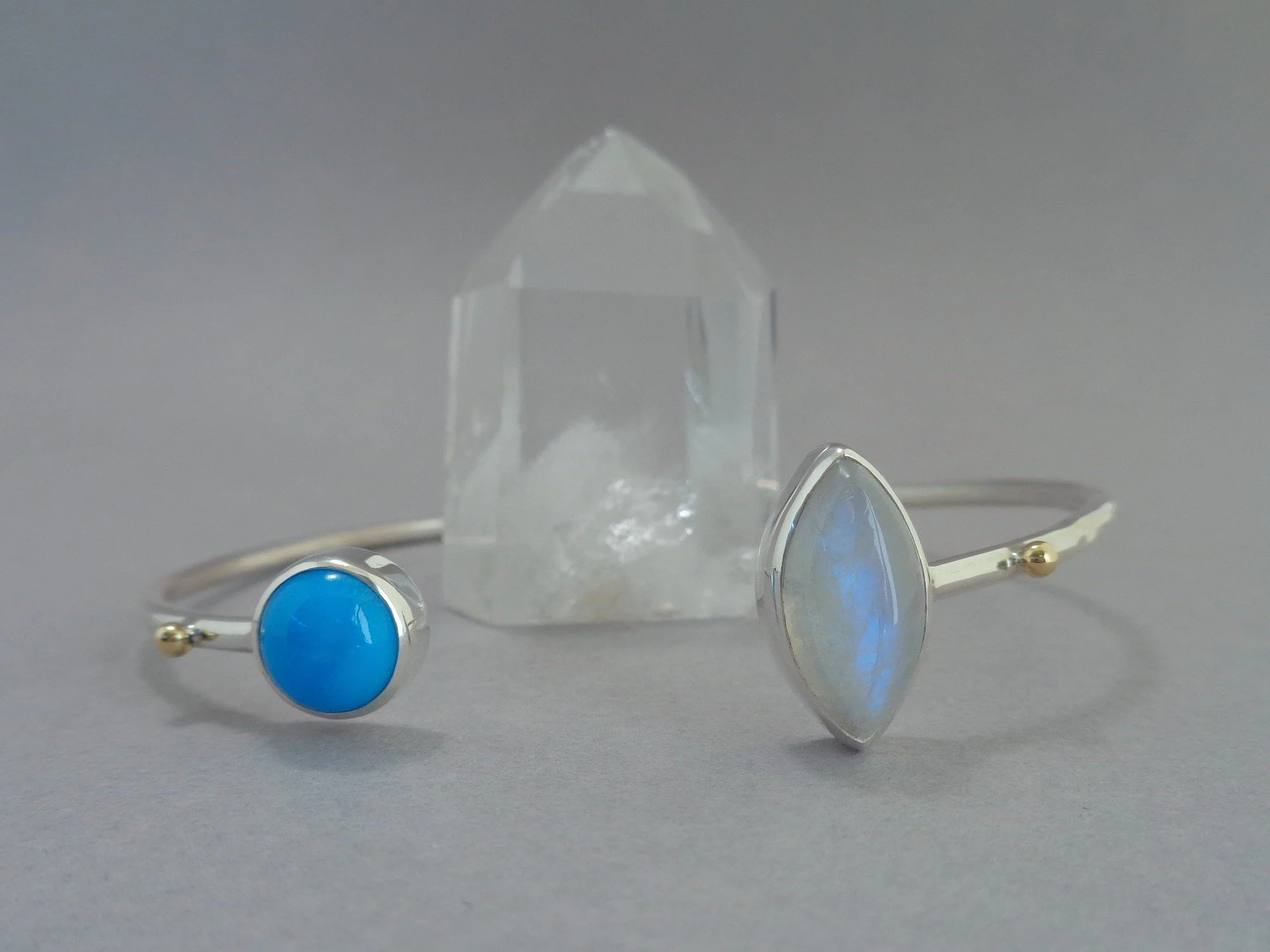 Sleeping Beauty turquoise and rainbow moonstone bracelet x.jpg