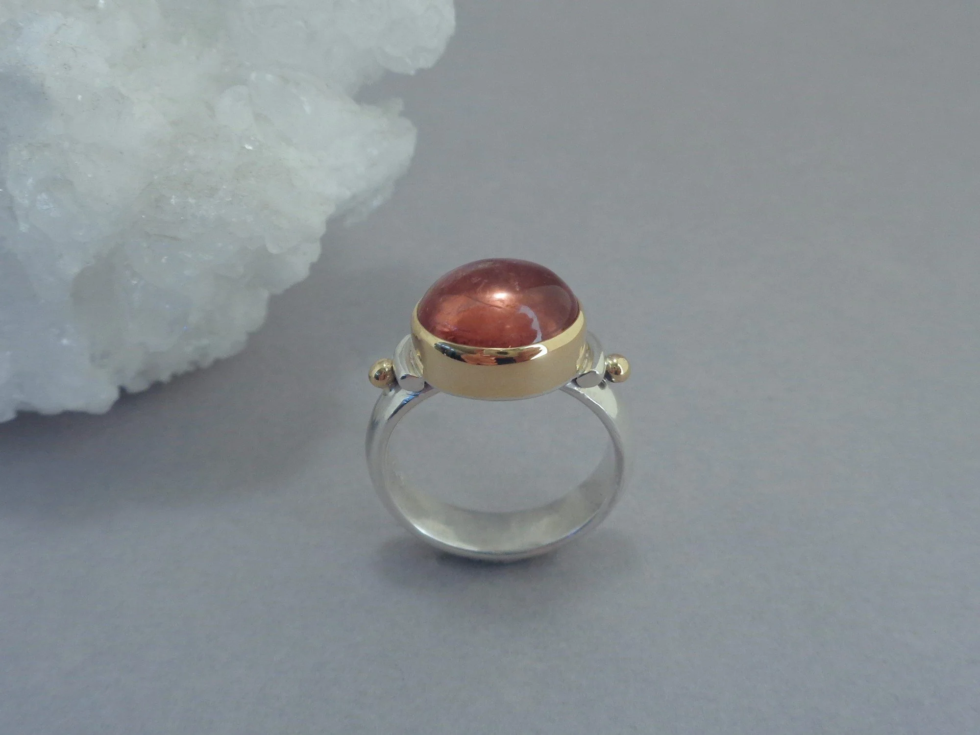 silver and gold ring with peach tourmaline x.jpg