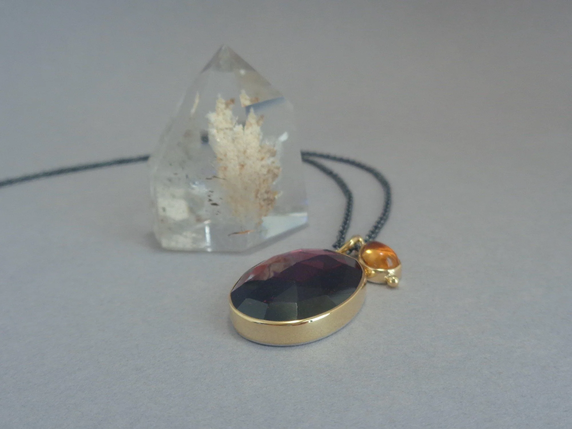 gold and silver pendant with garnet and citrine x.jpg