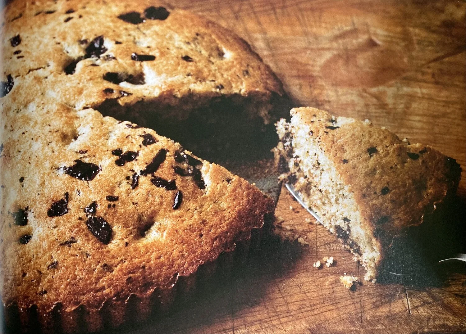 Olive Oil Cake with Chocolate and Rosemary