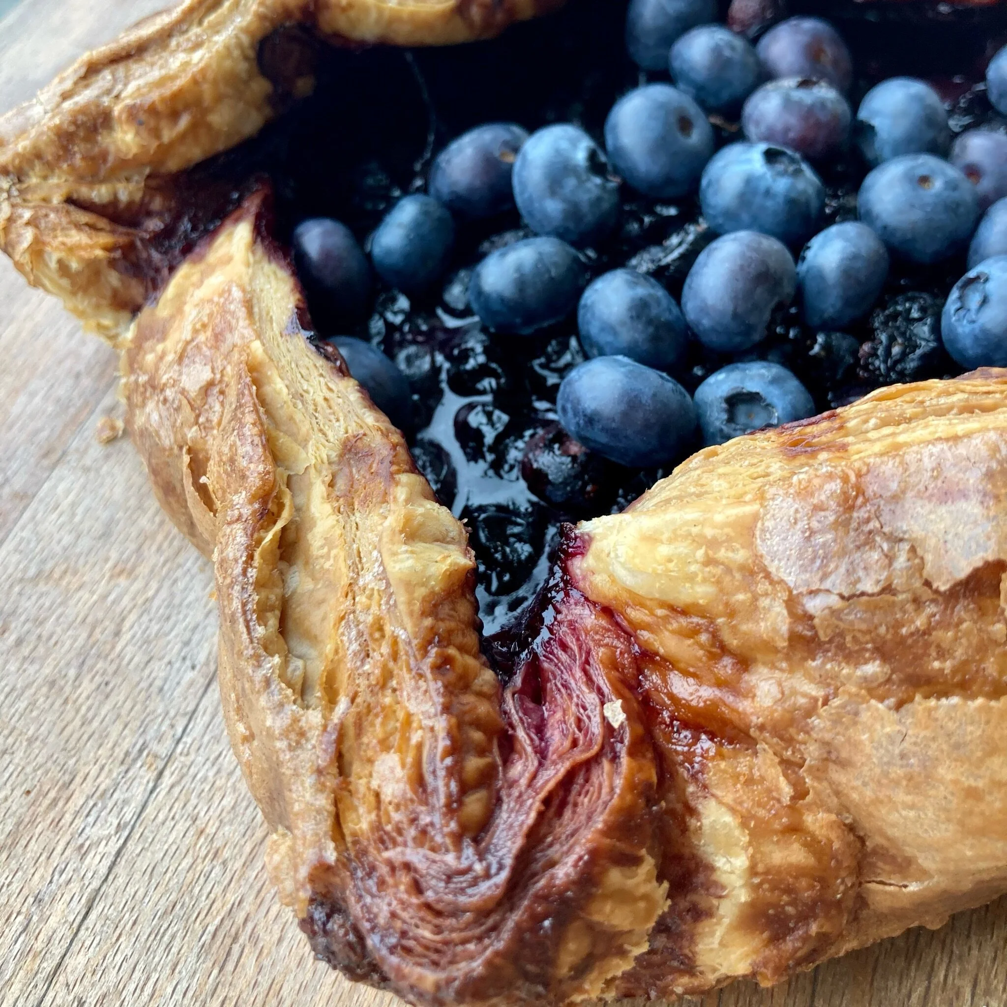 Sauvie Island Blueberry Galette and Happy 4th!
