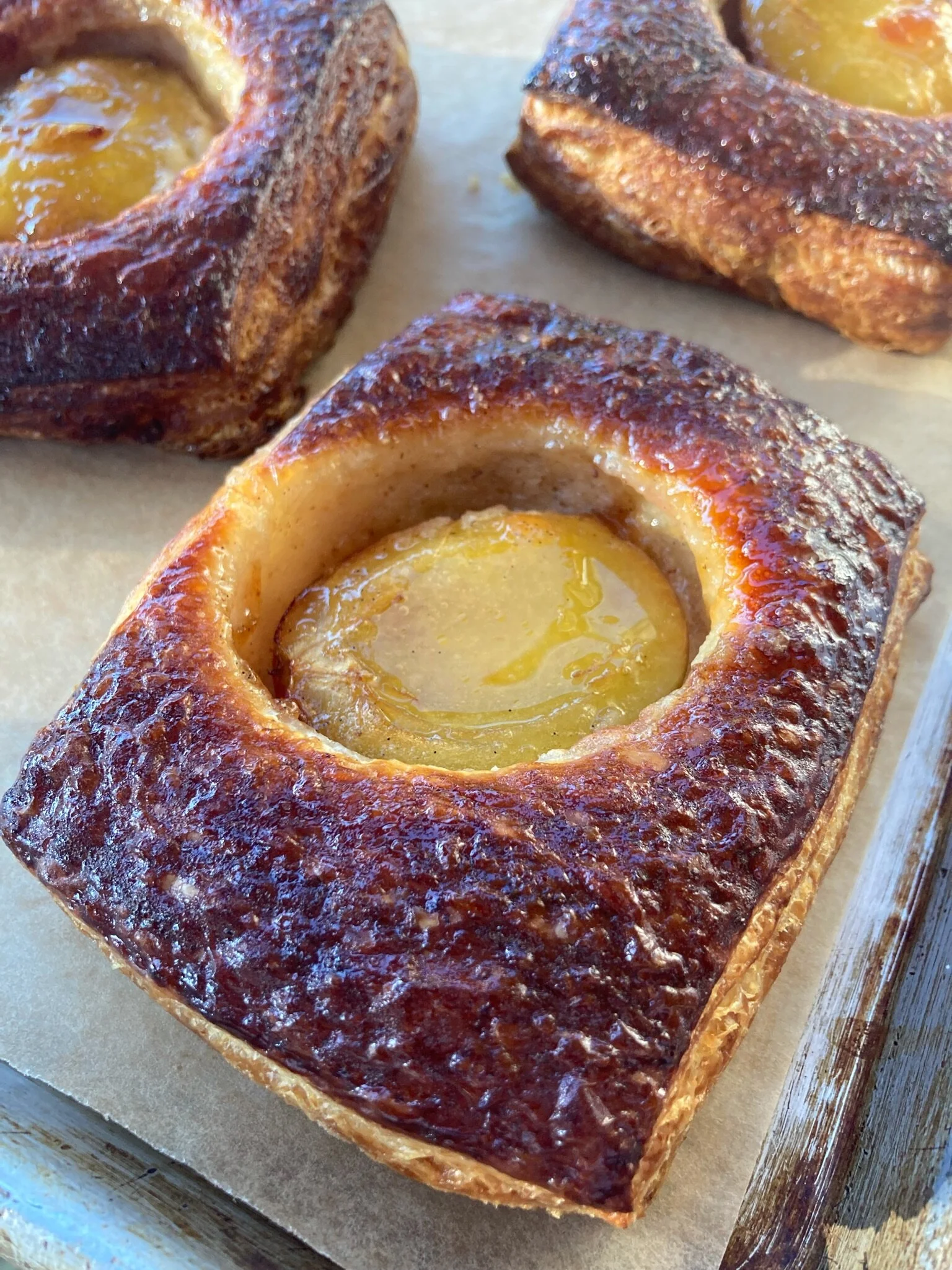 Plum Tart with Freshly Milled Rouge de Bordeaux Flour