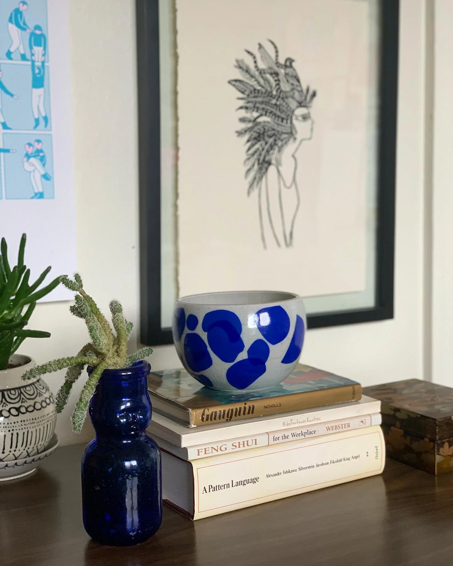 This piece is called Composition no. 01 and it’s my favorite of my new series, Improvisational Compositions.
I had a lot of fun creating this series and I am excited to continue with the theme as I make more pieces. Each began with a sheet of