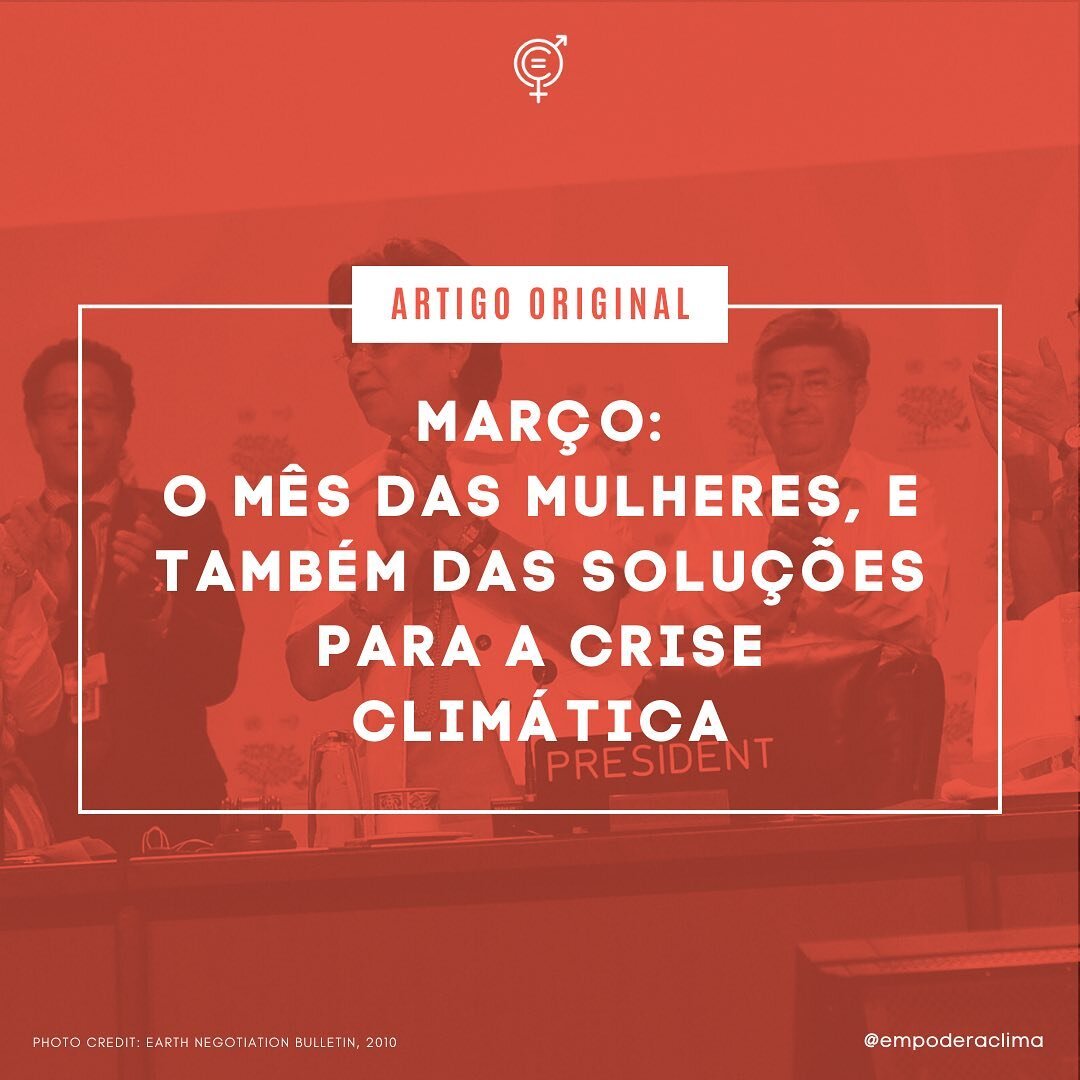 👀Tem artigo novo no Website da EmpoderaClima!

✨Voc&ecirc; j&aacute; parou para pensar em quantas mulheres presidiram as COPs at&eacute; ent&atilde;o? Se sim, voc&ecirc; sabe qual foi o resultado da lidanra&ccedil;a destas mulheres nessas confer&eci