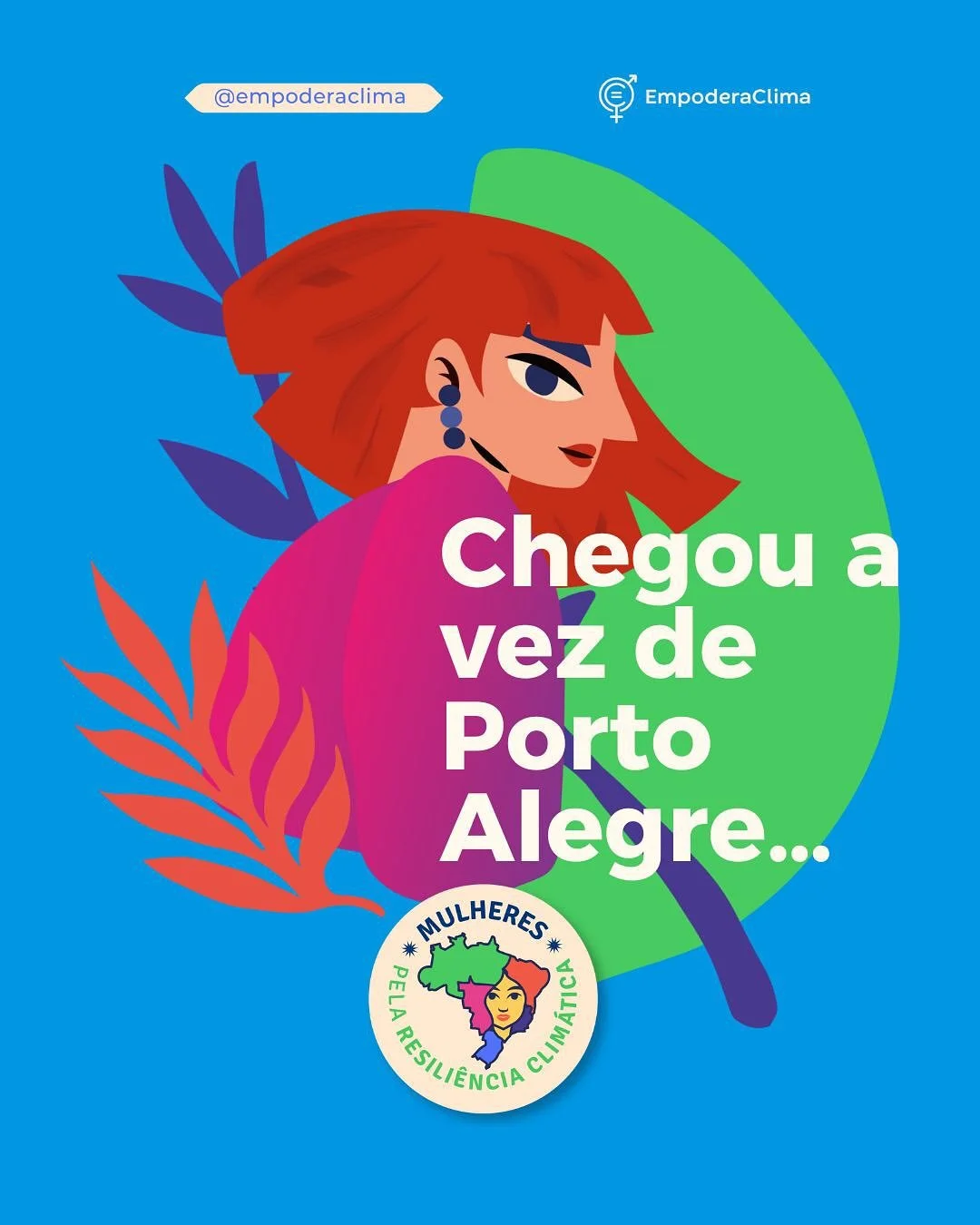 Chegou a vez de Porto Alegre! 💚
Nos dias 2 e 3 de agosto, a cidade recebe mais uma edi&ccedil;&atilde;o dos nossos workshops presenciais do Mulheres Pela Resili&ecirc;ncia Clim&aacute;tica!
Acompanhe tudo pelo Instagram da @empoderaclima e fique por