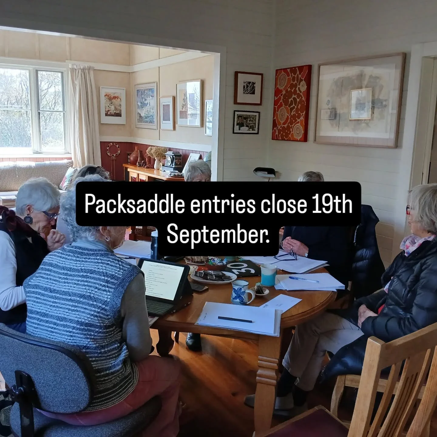 Planning meeting yesterday for 40th Exhibition.