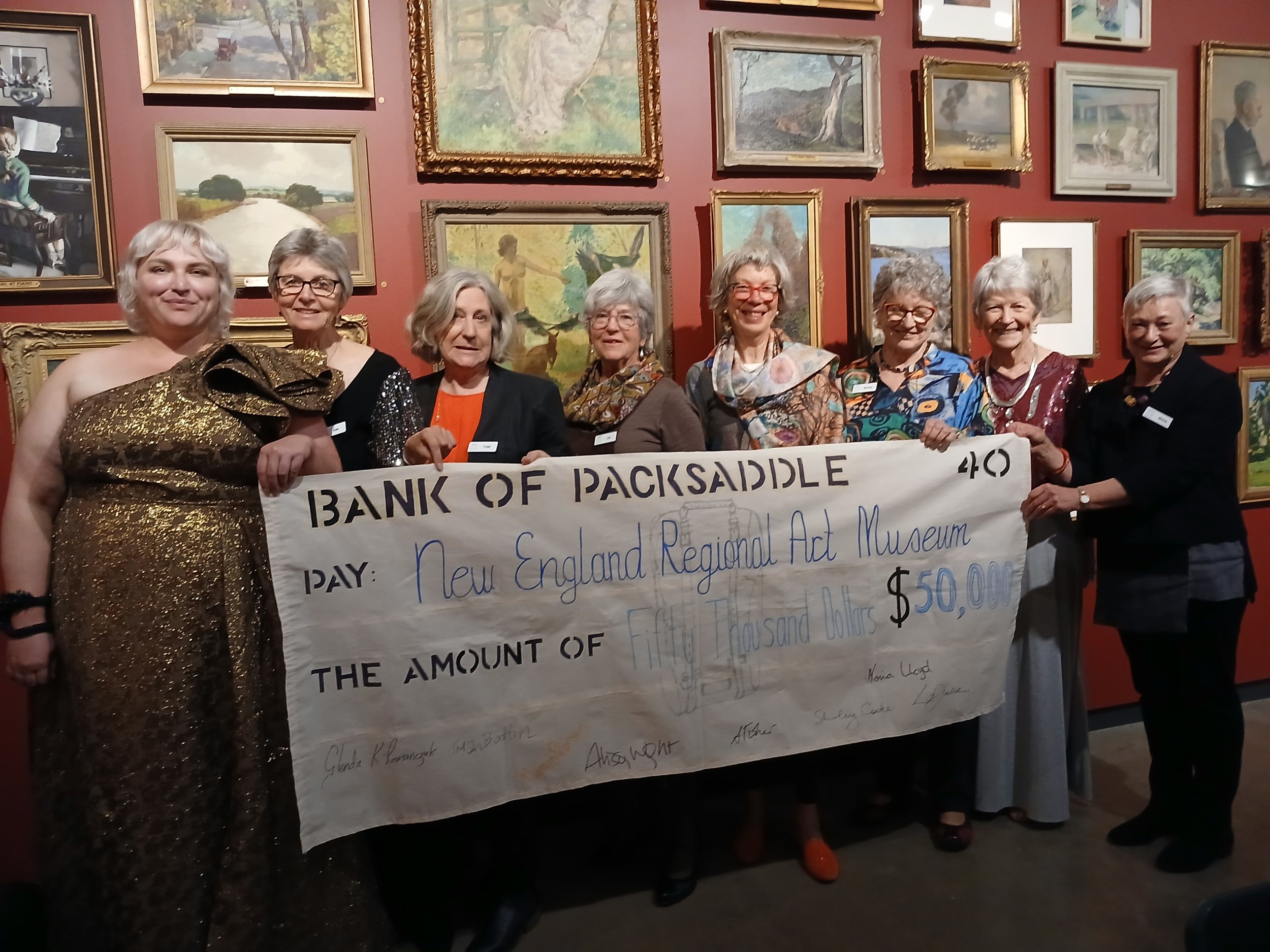 40 year anniversary + Packsaddle presentation of $50,000 cheque to NERAM