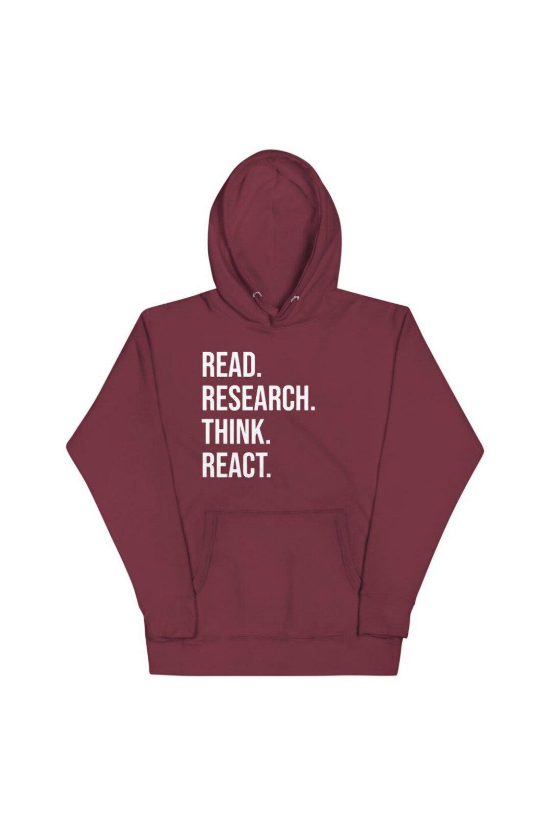 Read. Research. Think. REACT.