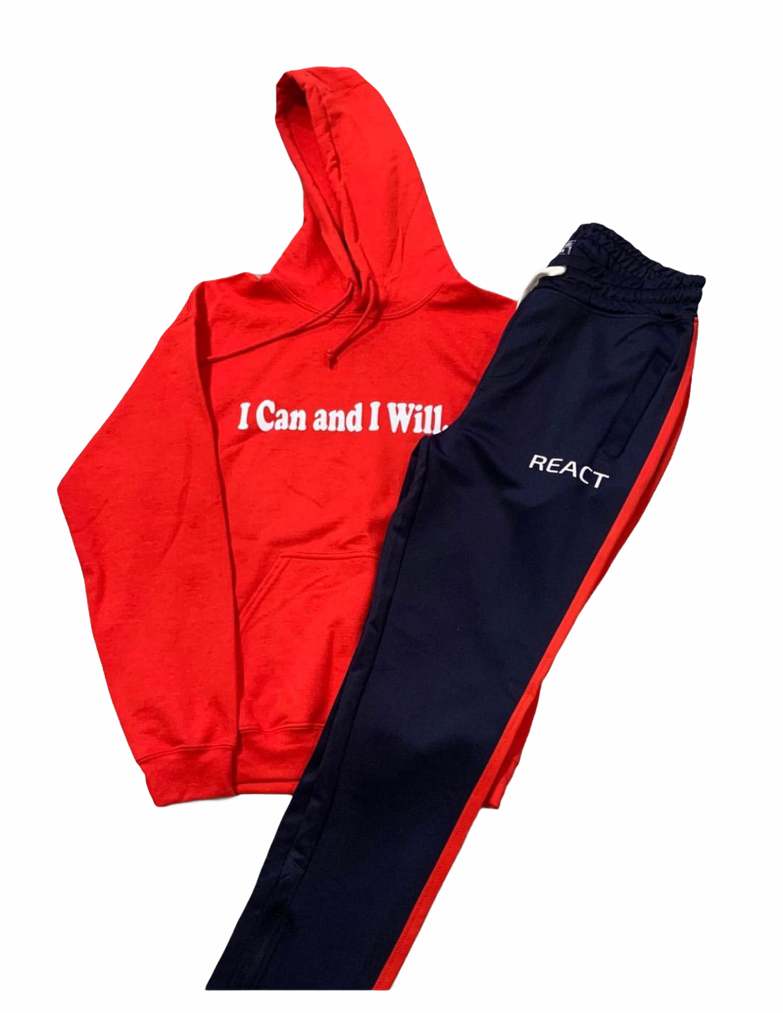REACT Red/Blue Joggers