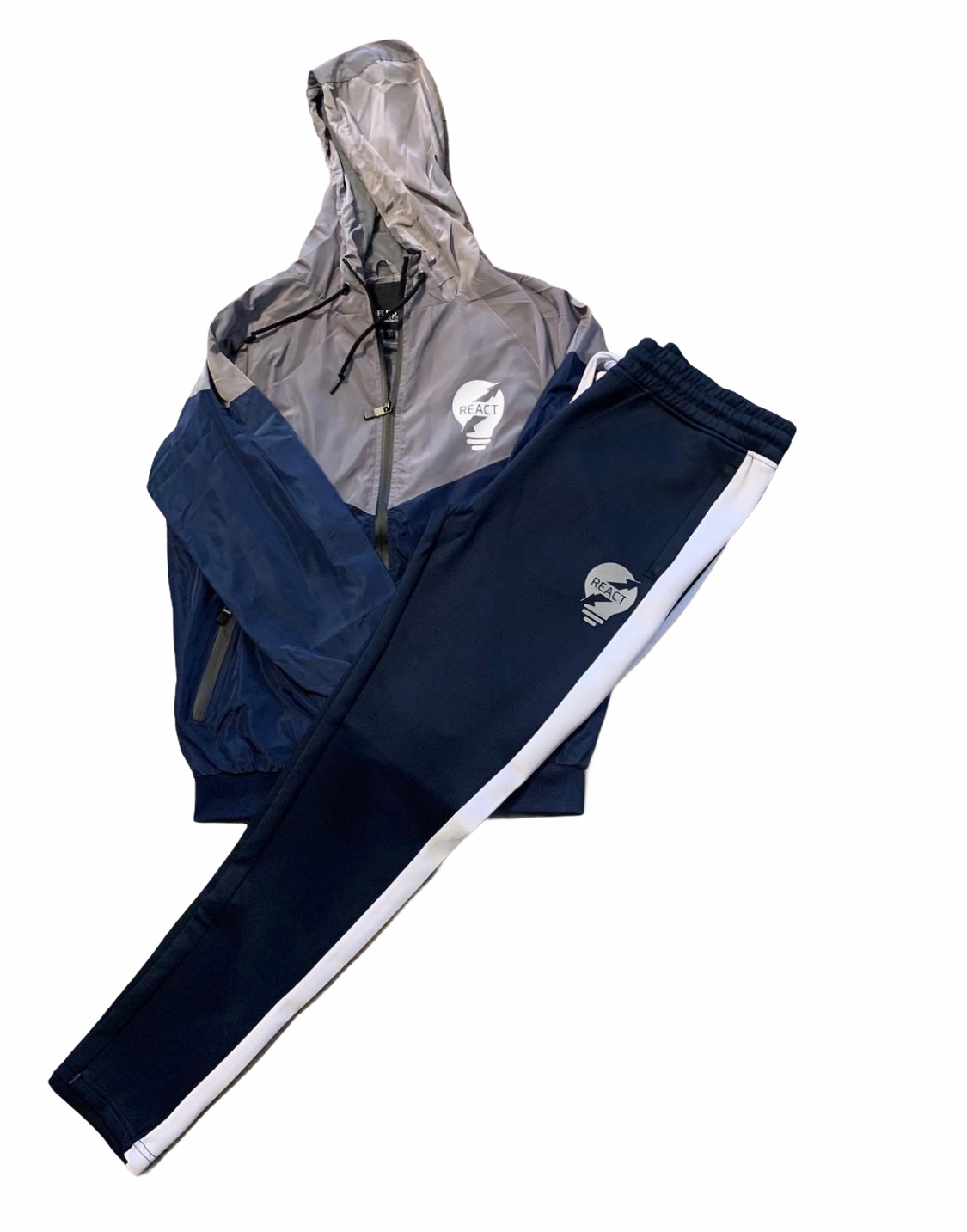 REACT Blue Jogger with Wind Breaker