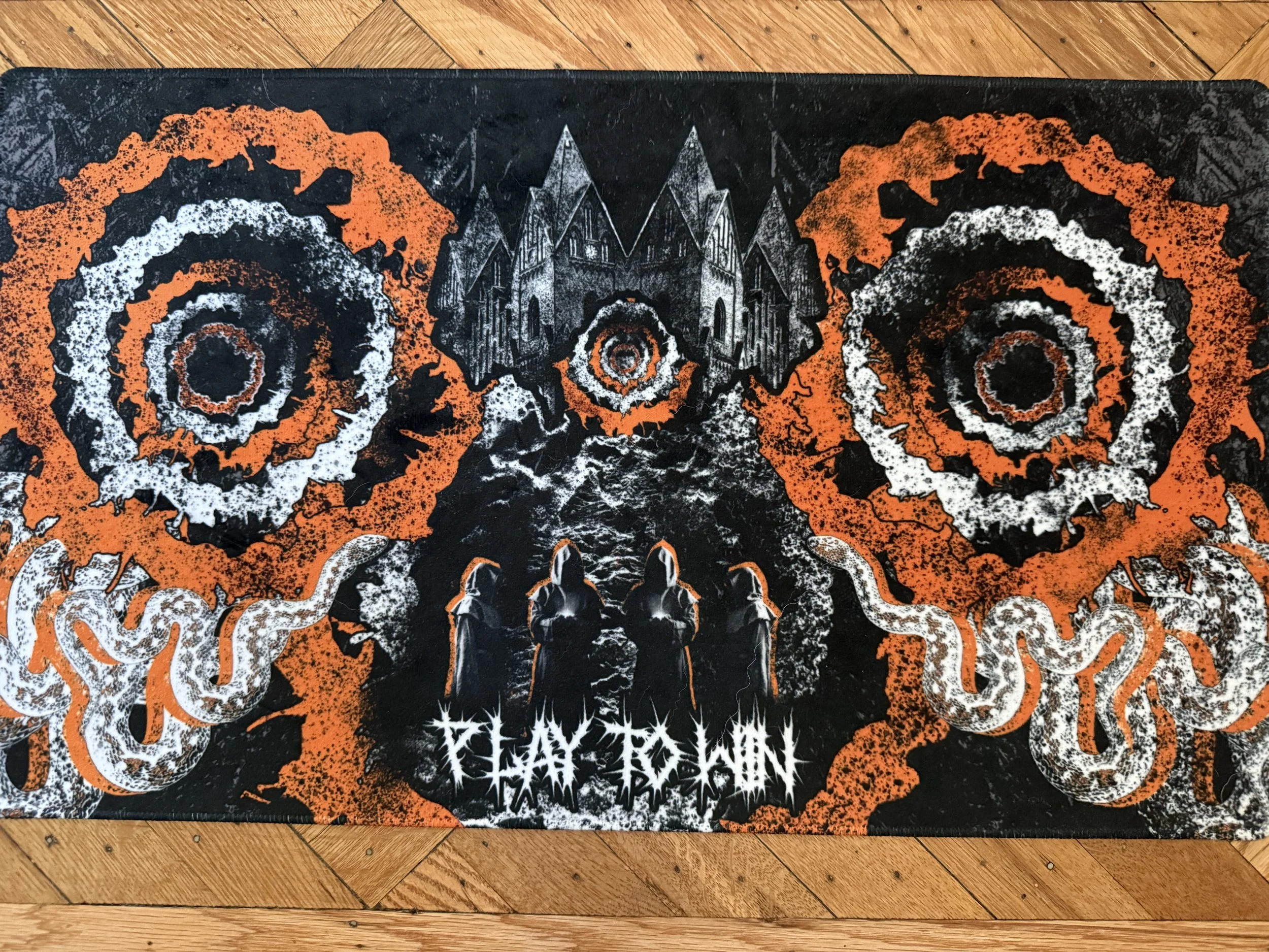 FUZZY HALLOWEEN Stitched Edge Playmat
