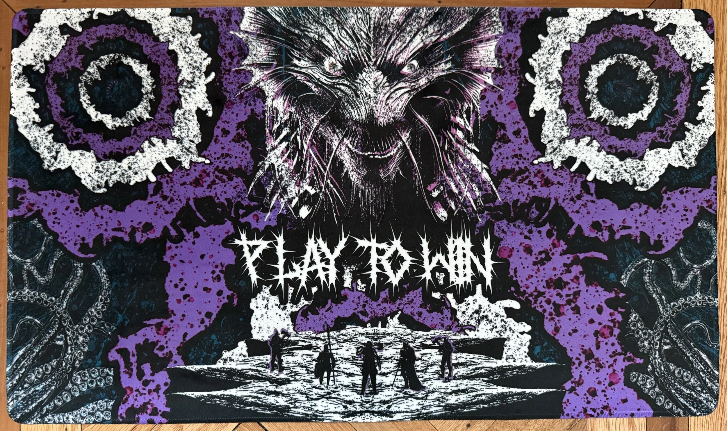 FUZZY KRAKEN Stitched Edge Playmat