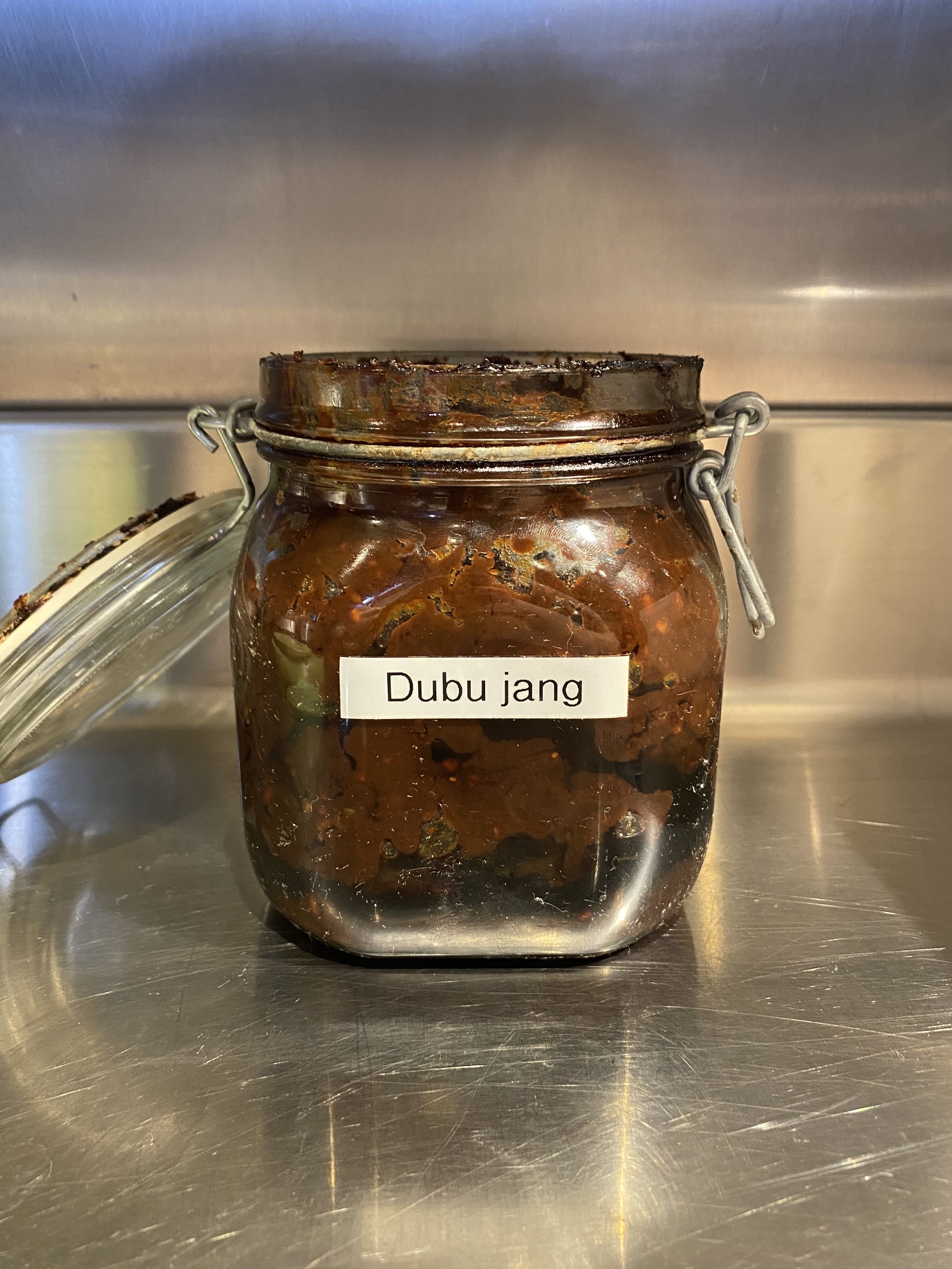 salted dubu preserved in doenjang for 3 years