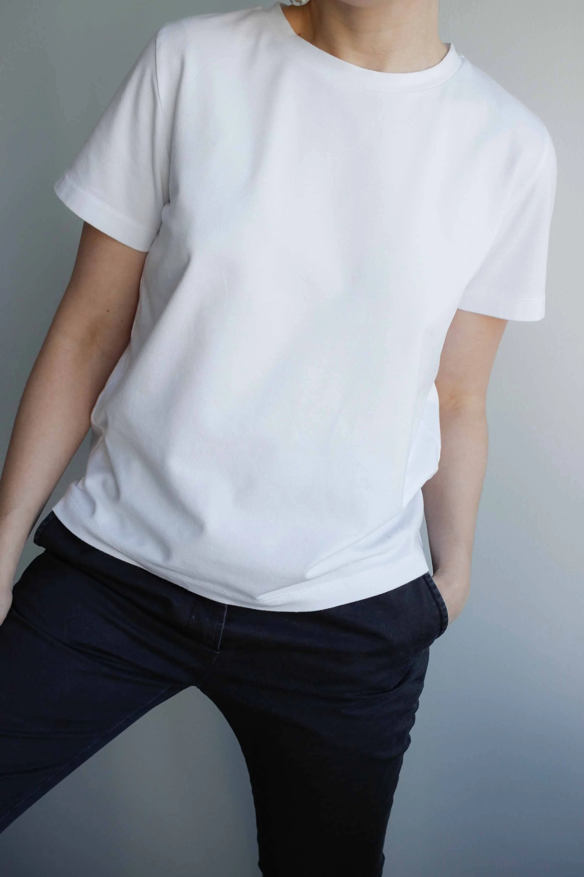 White Cotton T-Shirt — perfectlynormal